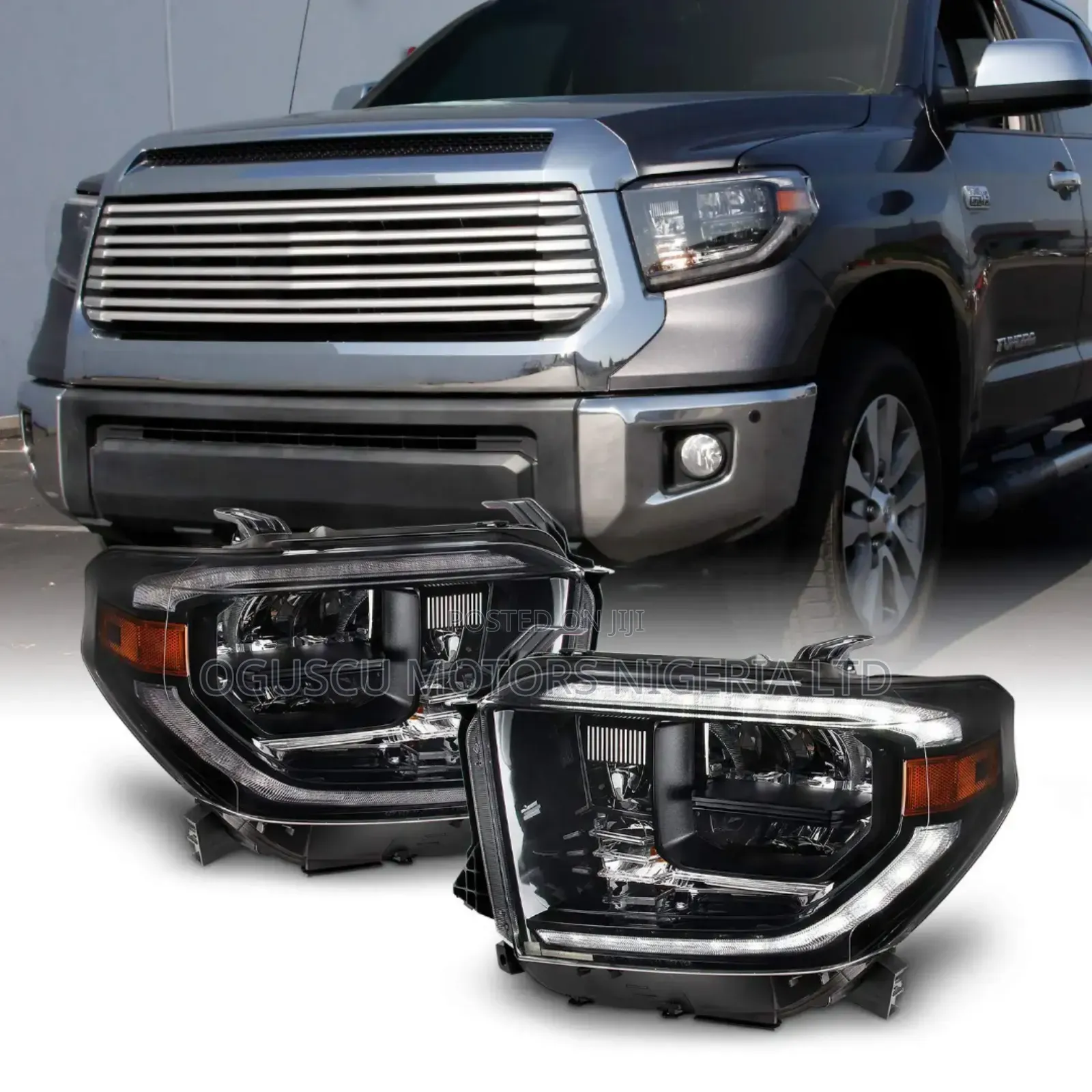 Headlamp Tundra 2020-2022-2023 Model Led Black Face