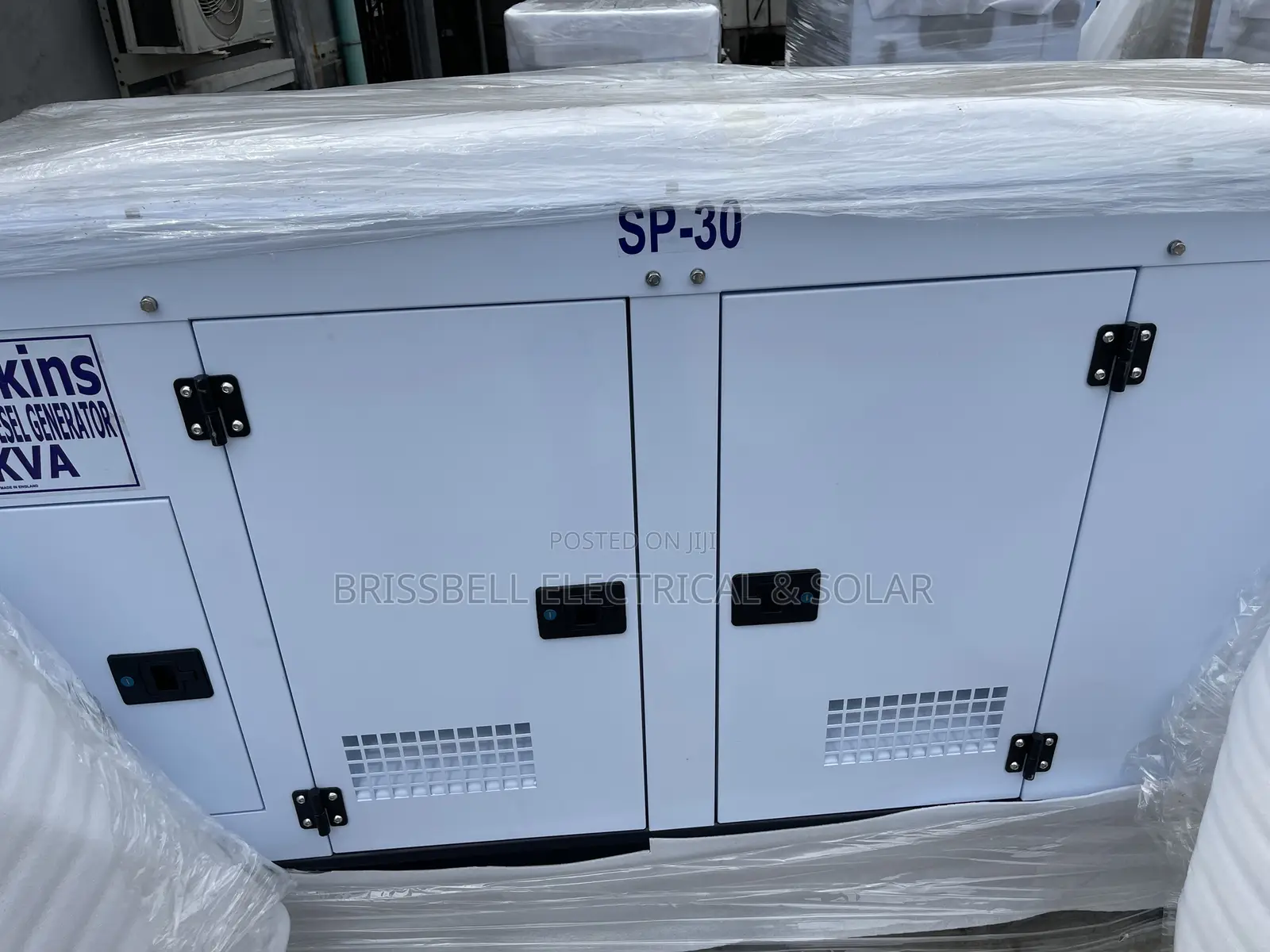 Silent England Perkins Soundproof Diesel Generator 30kva