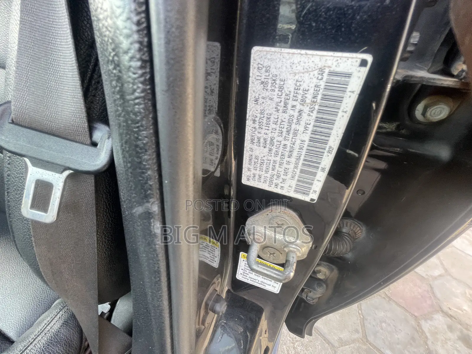 Honda Accord 2008 Black