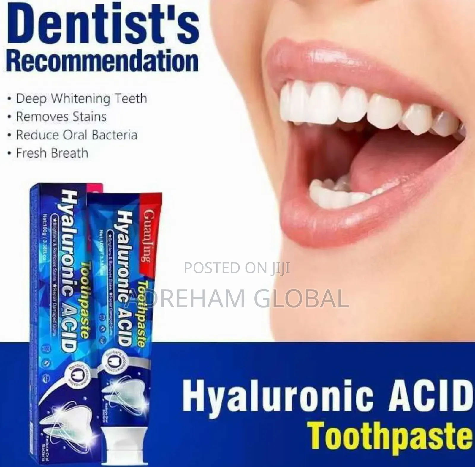 Hyaluronic Acid Whitening Toothpaste