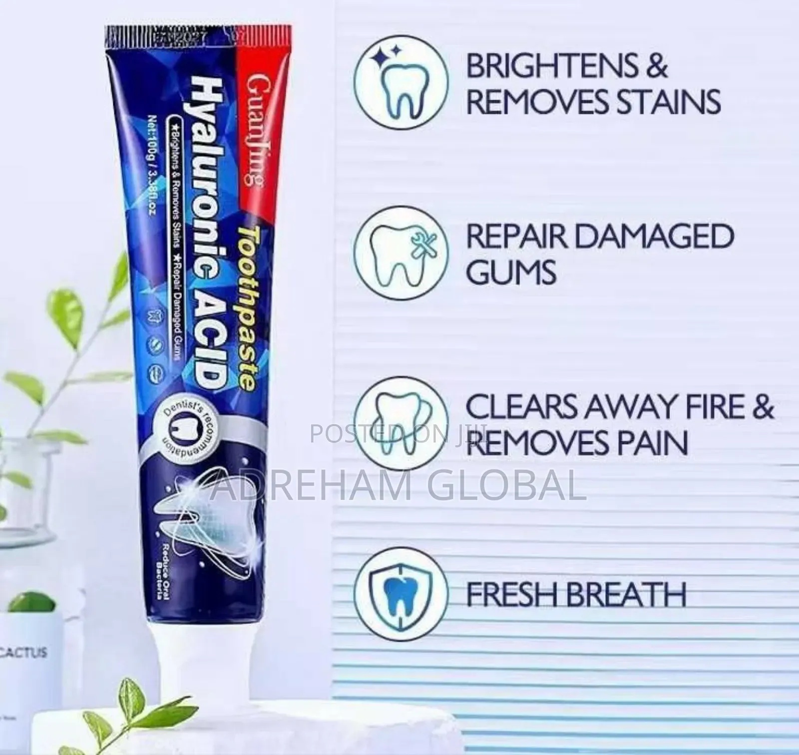 Hyaluronic Acid Whitening Toothpaste