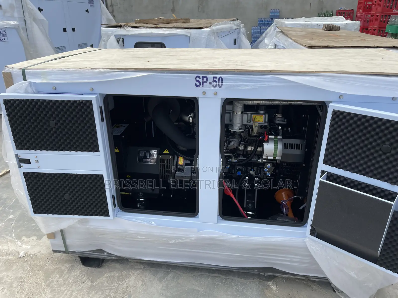 Genuine England Perkins Soundproof Diesel Generator 50kva