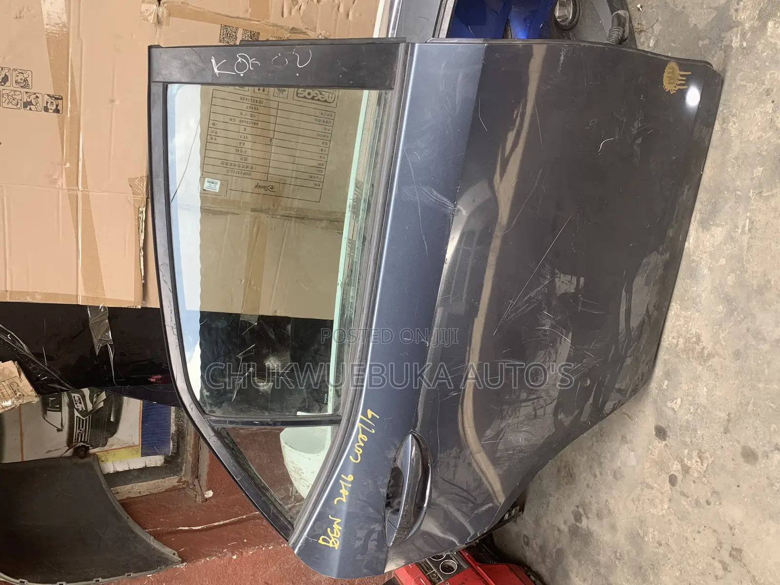 Back Door Corolla 2014