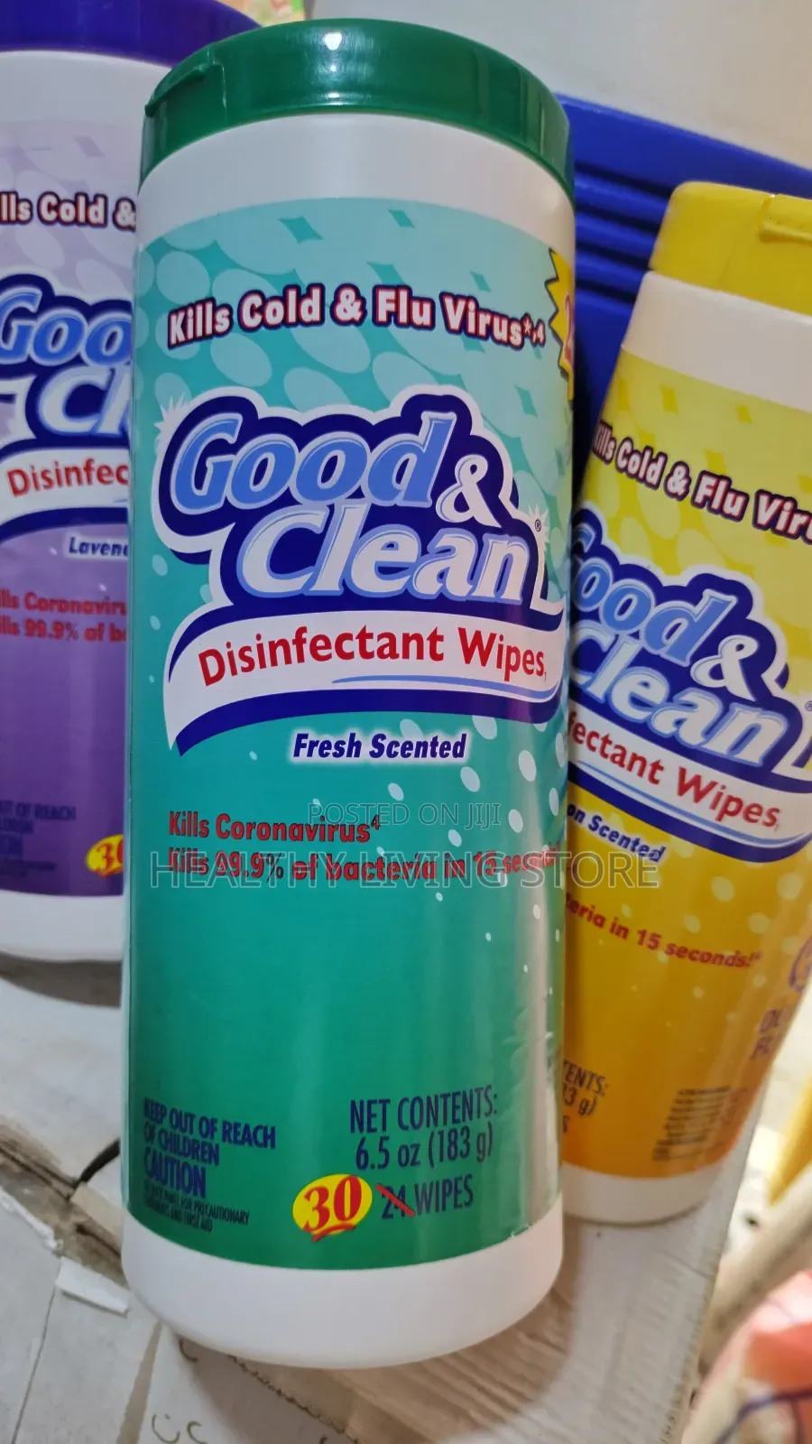Good And Clean Disinfecting Wipes (30 Wipes)