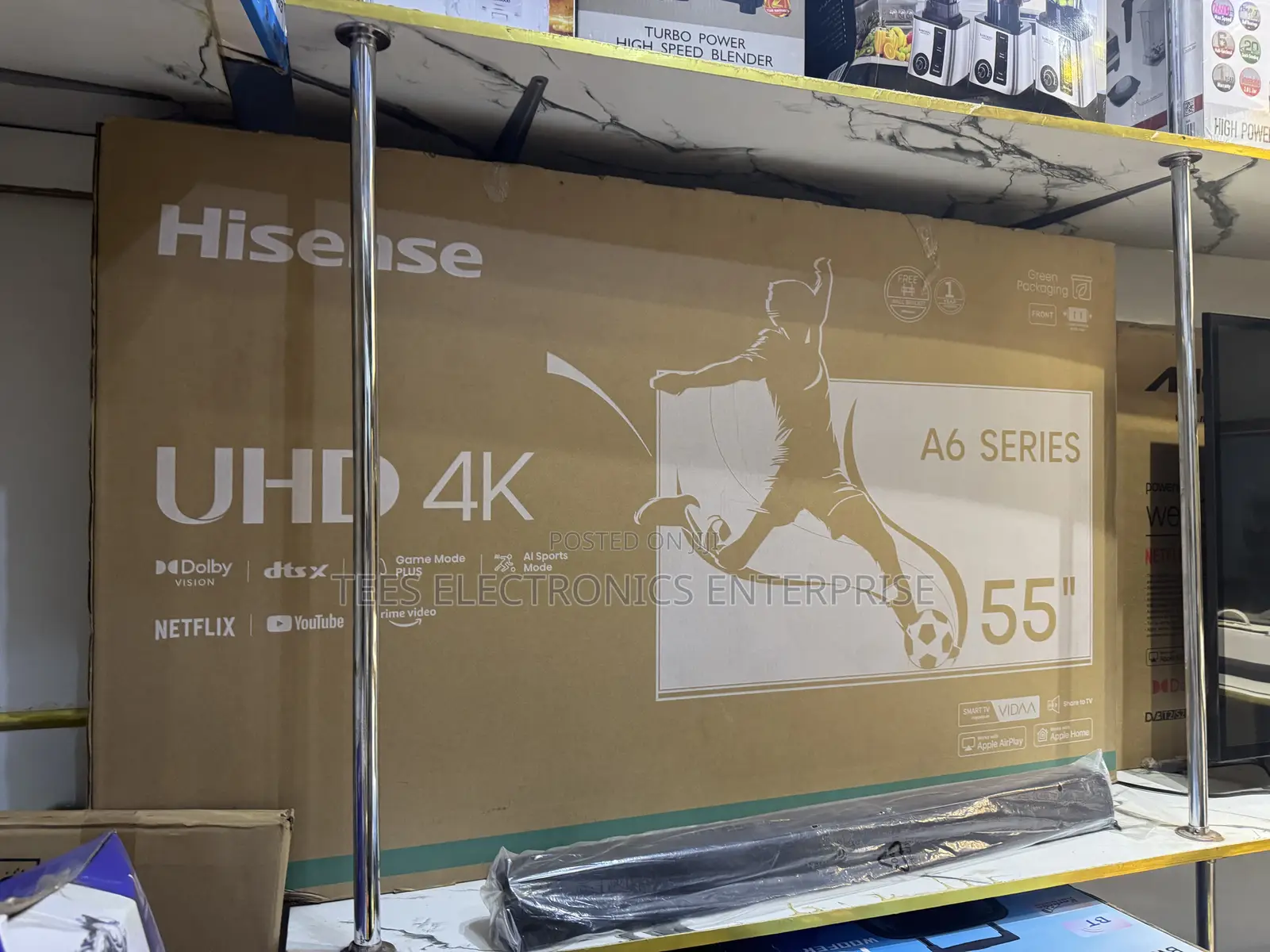 Hisense 55 Inches 4k Uhd Bluetooth Smart Tv (2024) | His A6n