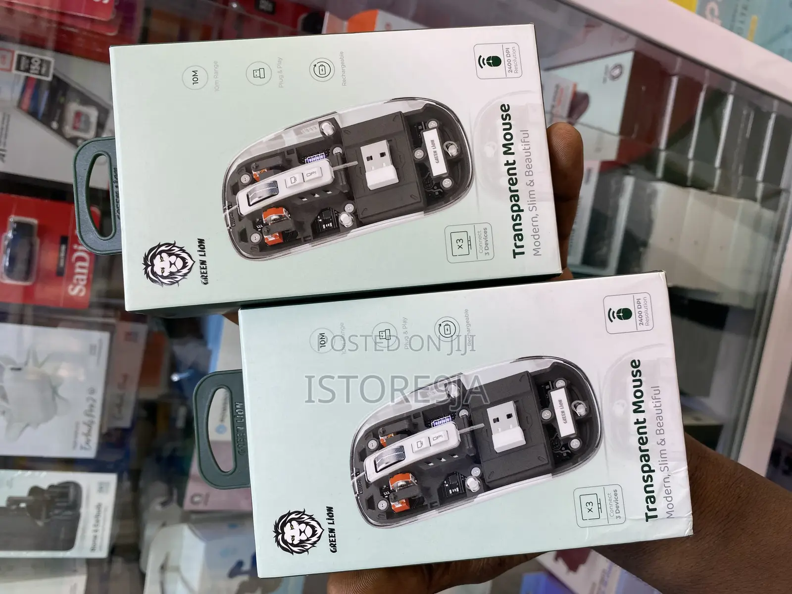Greenlion Transparent Mouse 2