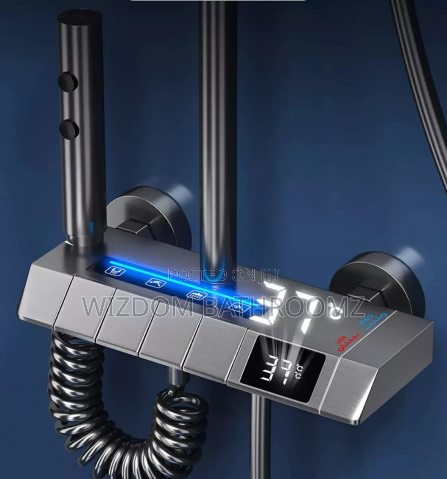 Temperature Shower With Led Light