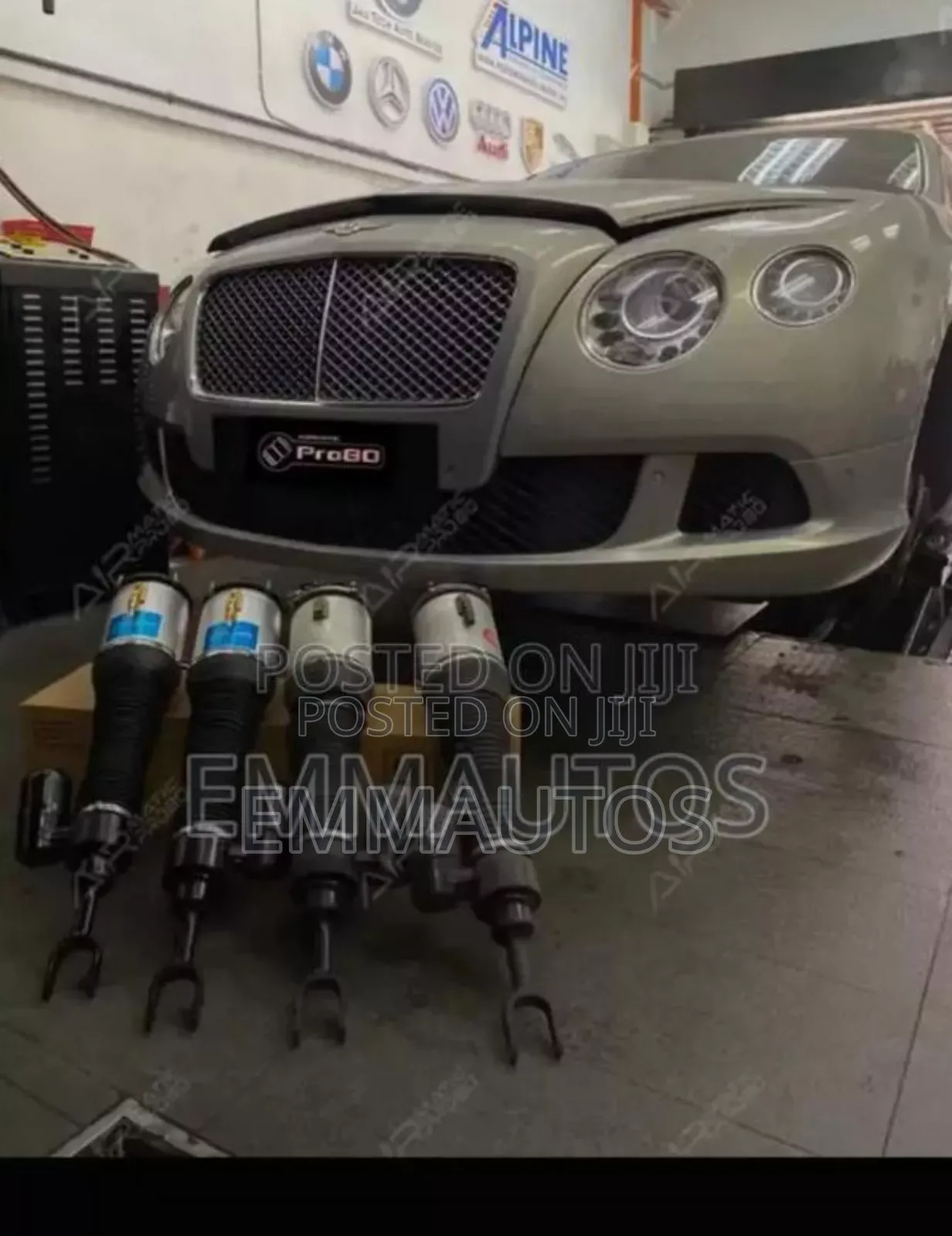 Front Balloon Shocks Bentley Continental Gts