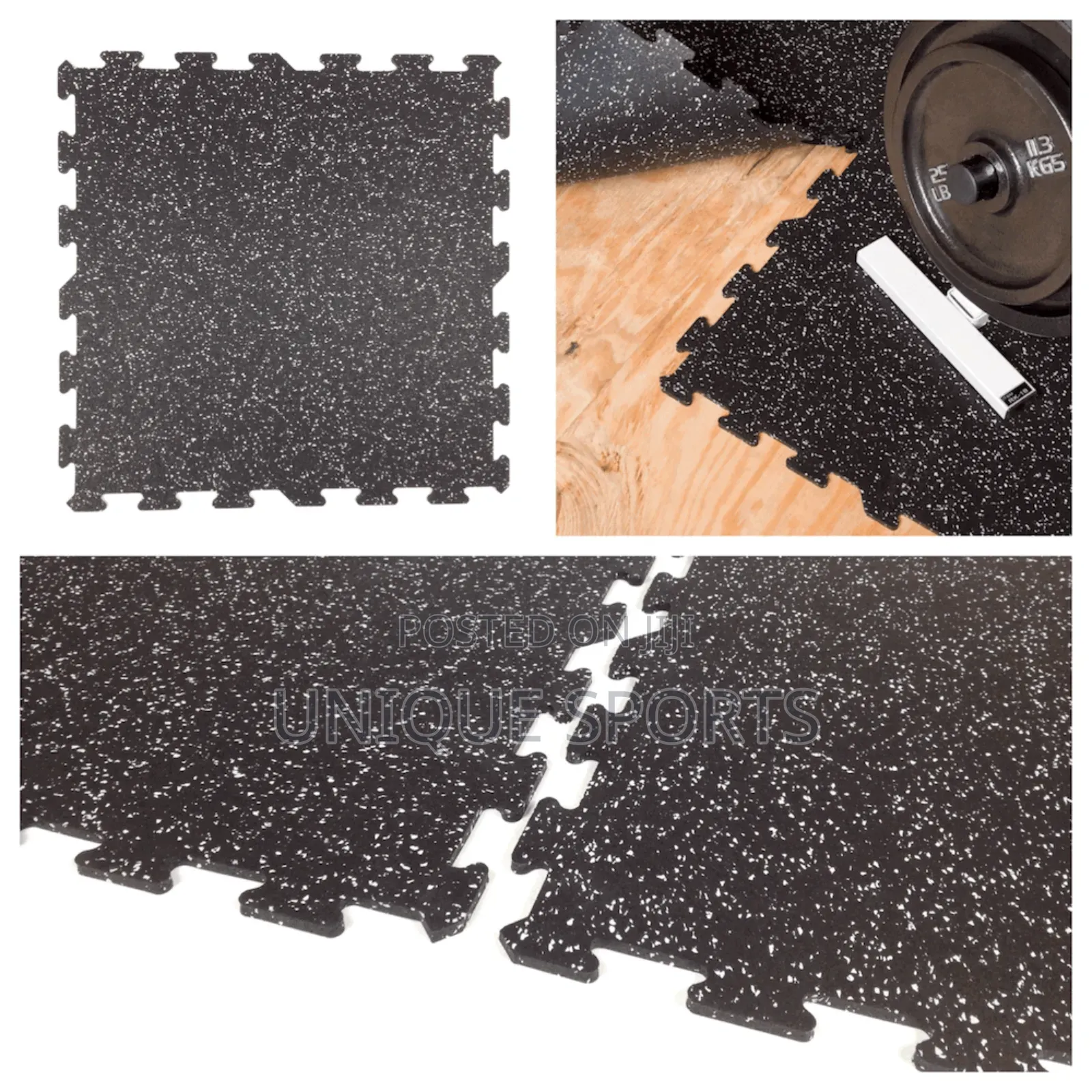 Exercise Equipment Rubber Interlock Mat