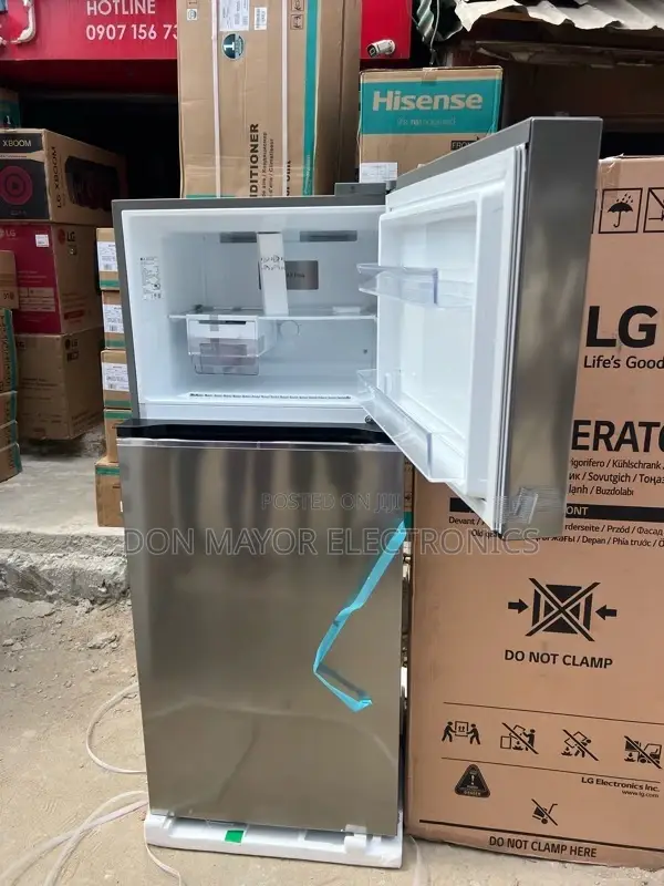 Lg Double Door Top Freezer Refrigerator 375l Gn-b372plgb