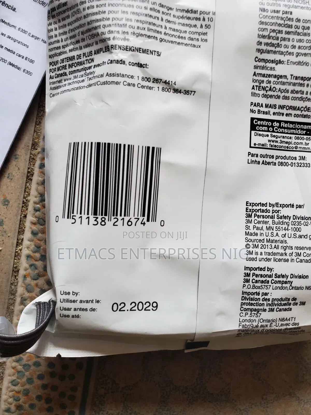 3m Respirator Half Face Mask