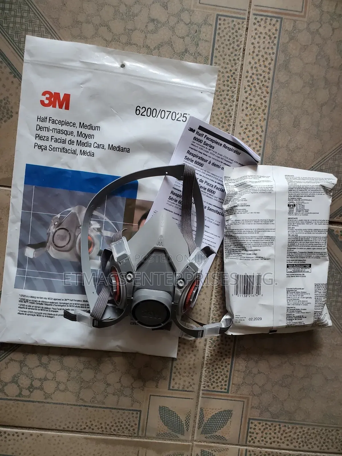 3m Respirator Half Face Mask