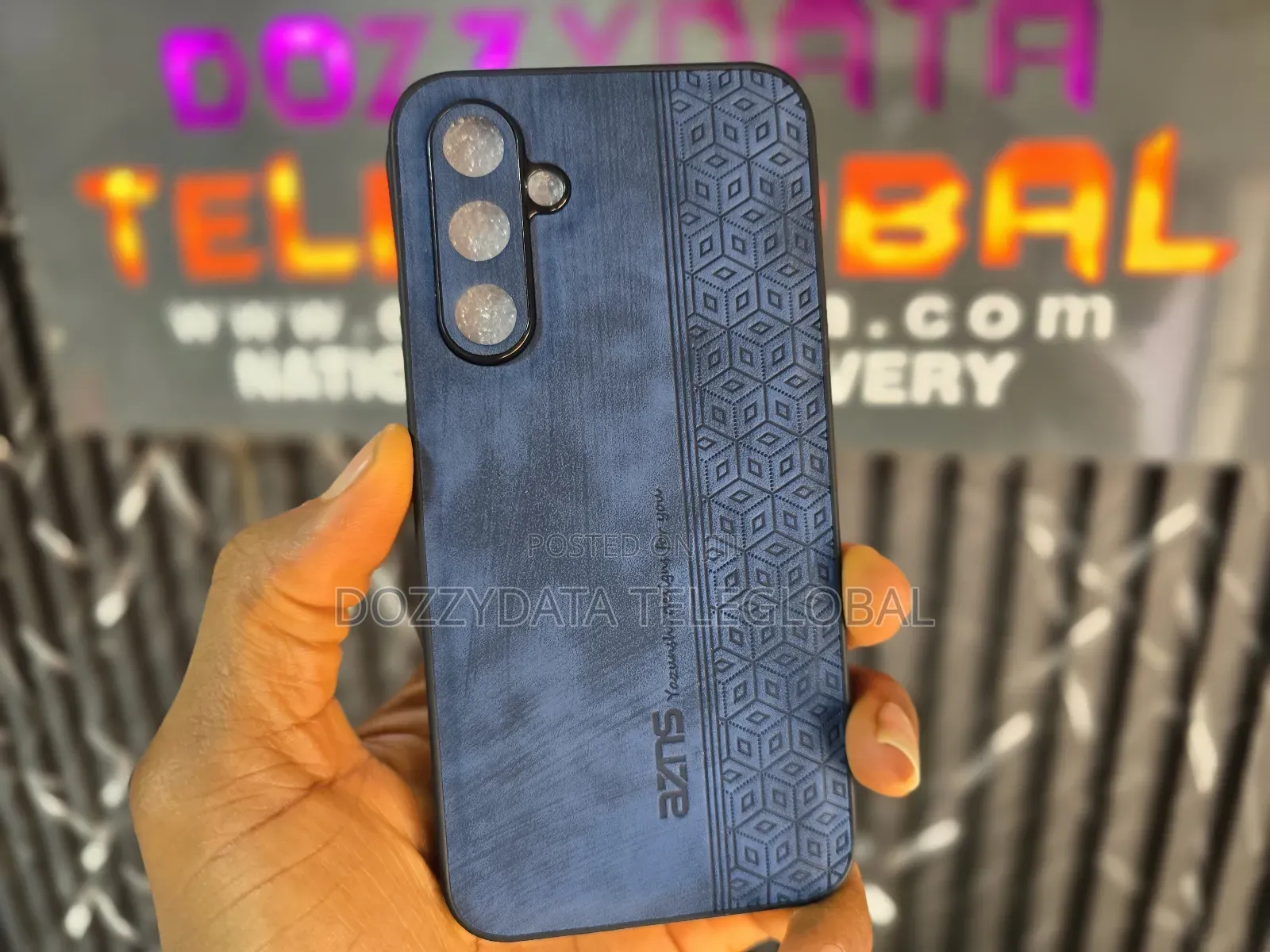 Samsung A54 5g Leather Case Black