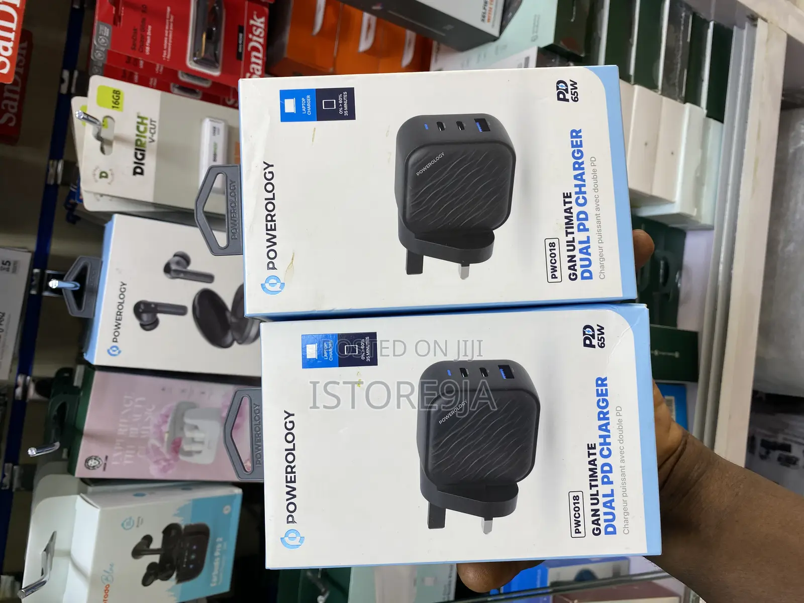 Powerology Gan Ultimate 65w Dual Pd Charger