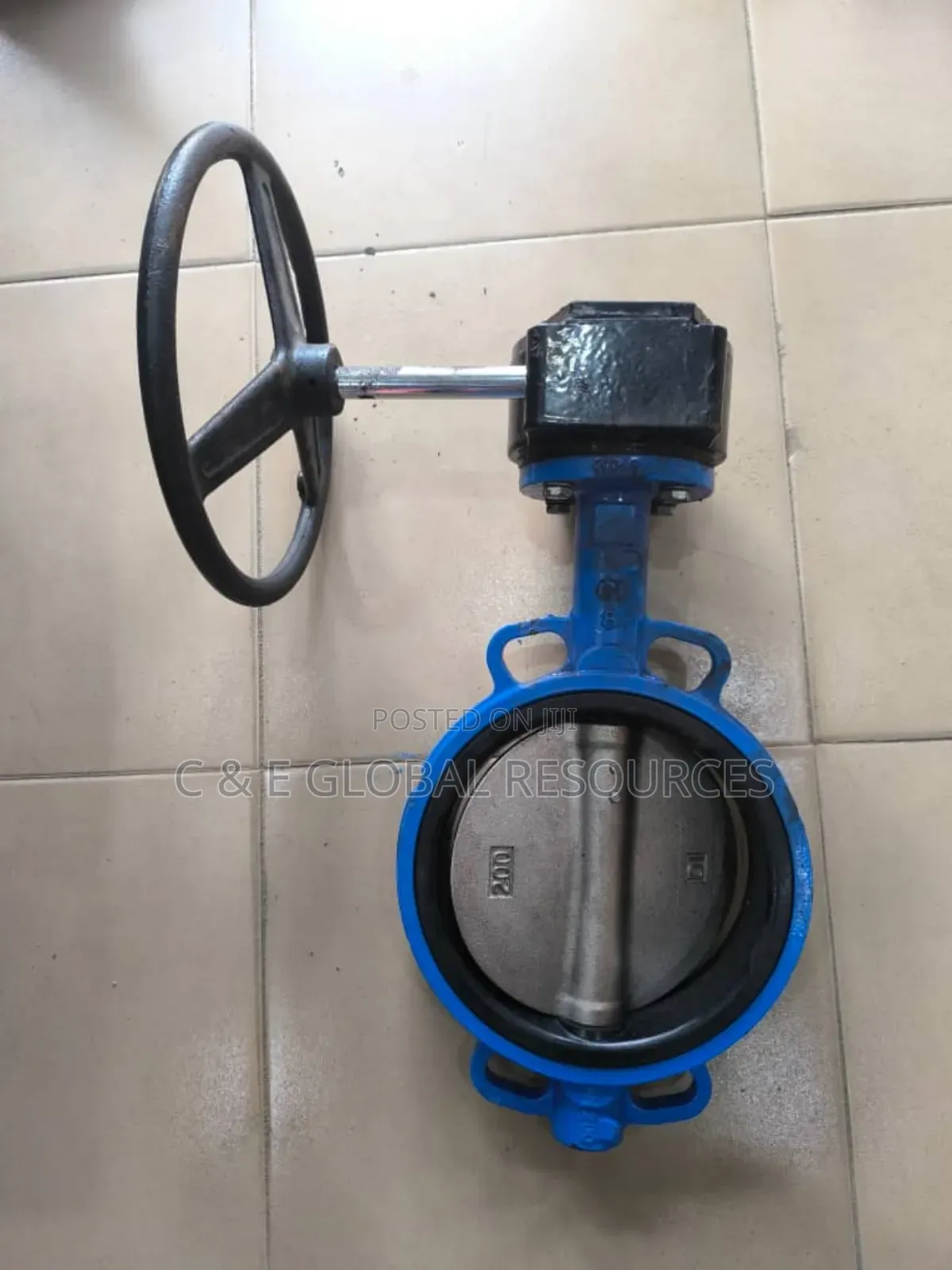 8" Butterfly Valve Gear Operated (All Sizes Available)