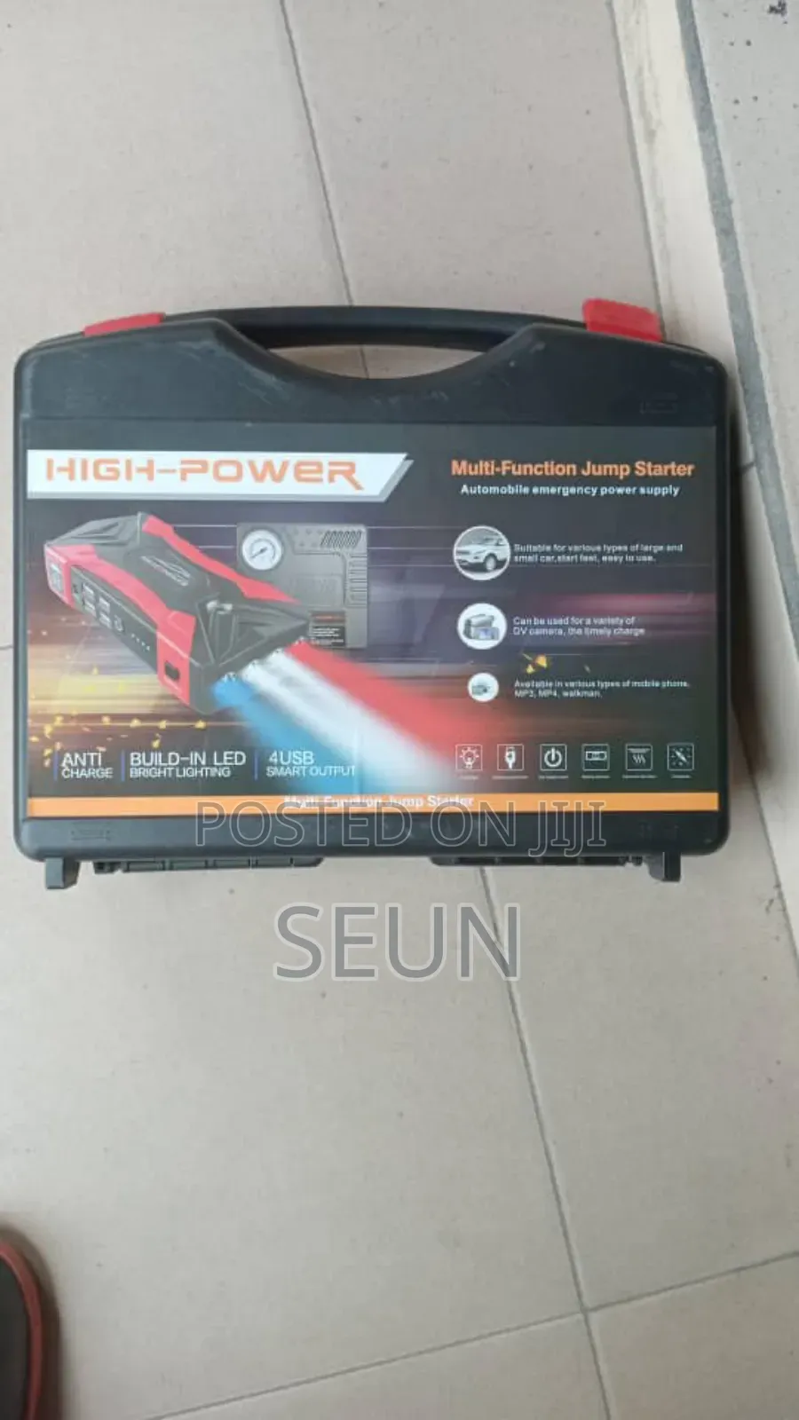 Jump Starter With Tyre Inflator