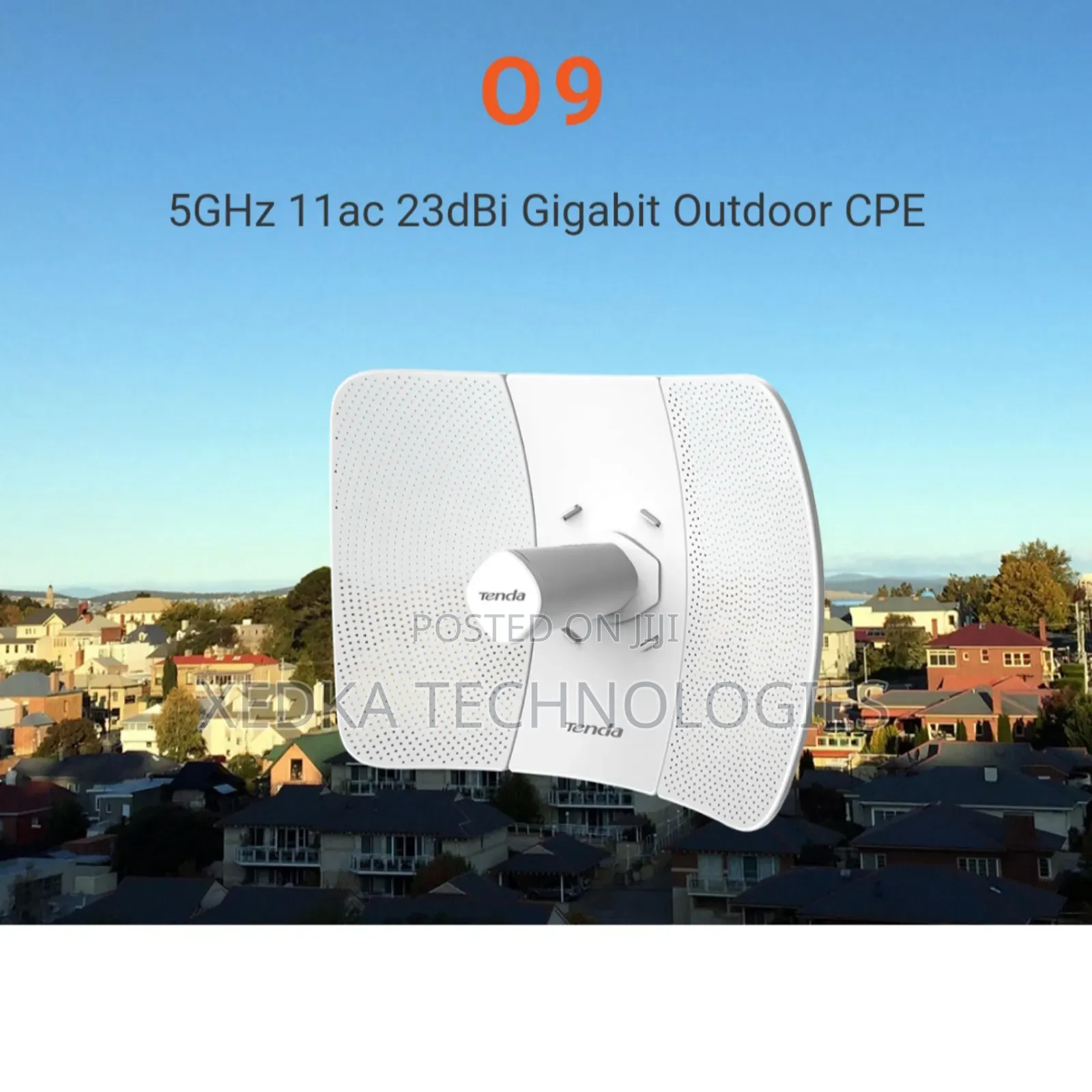 Tenda O9 5ghz 23km+ 11ac 23dbi Gigabit Outdoor Ap Cpe