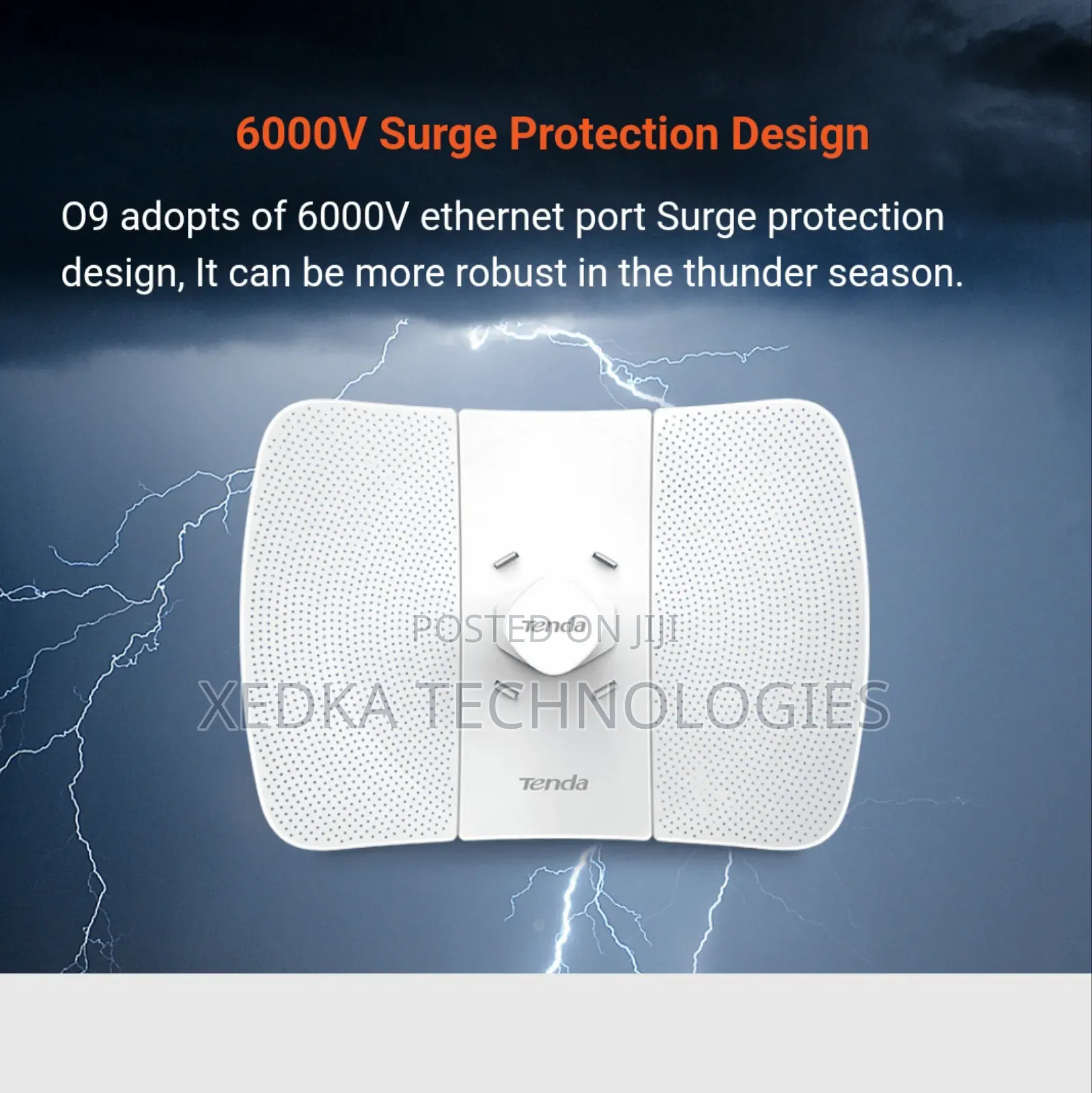 Tenda O9 5ghz 23km+ 11ac 23dbi Gigabit Outdoor Ap Cpe