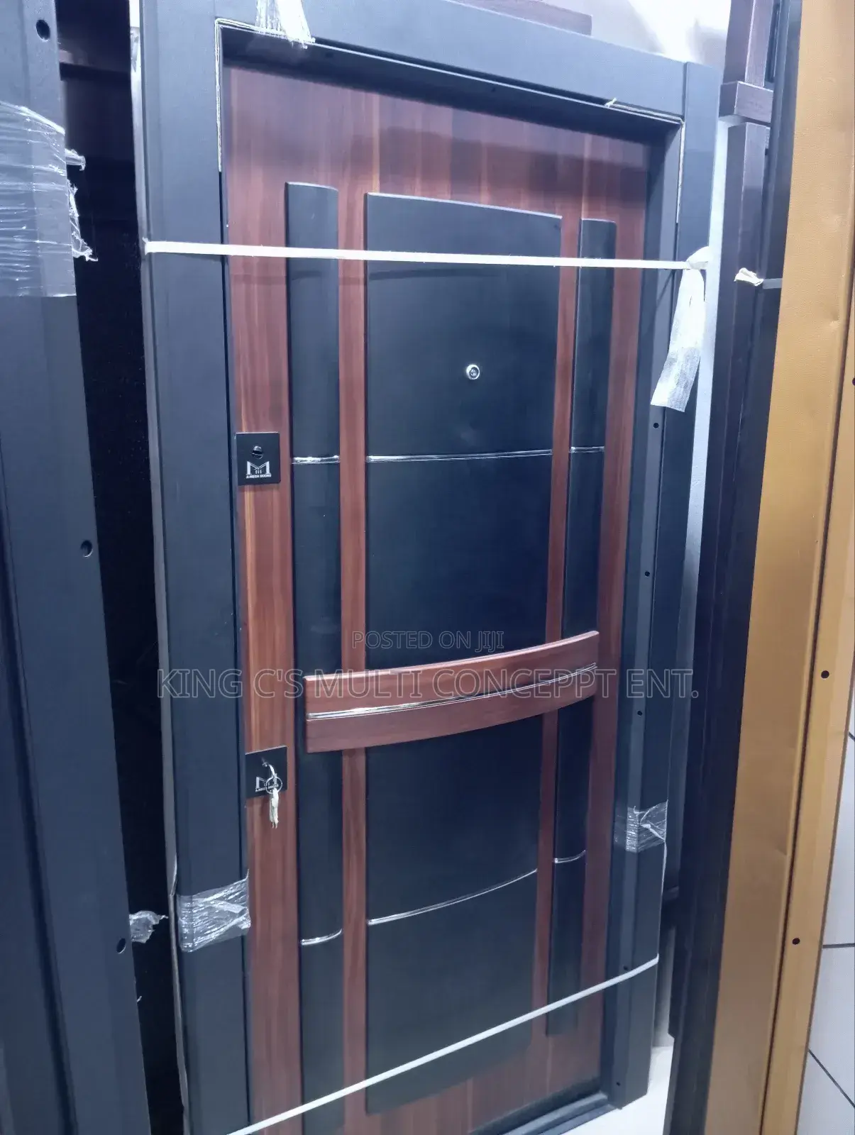 3ft Black Castillo Luxury Security Door