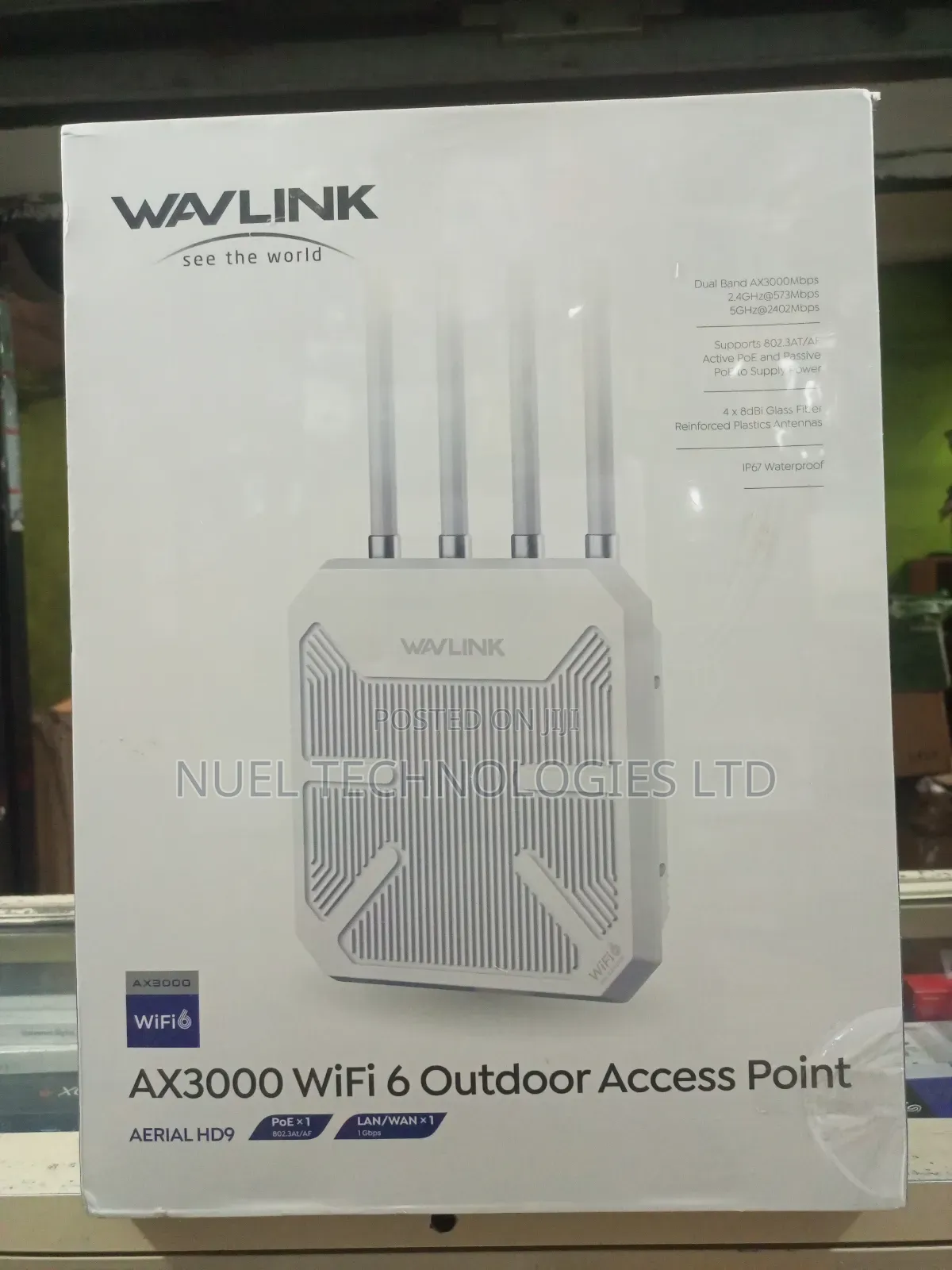 Wavlink Ax3000 Wi-Fi 6 Outdoor Access Point (Aerial Hd9)