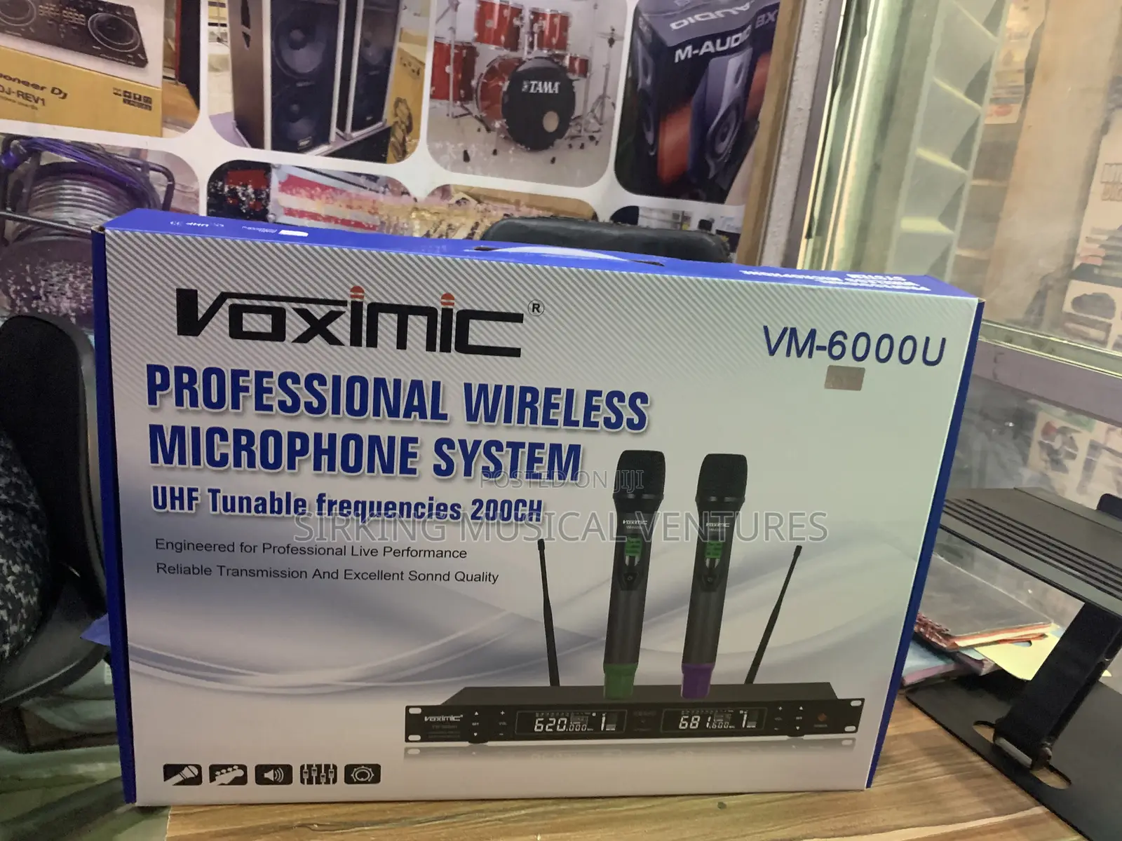 Voximic Vm-6000u Professional Wireless Microphone