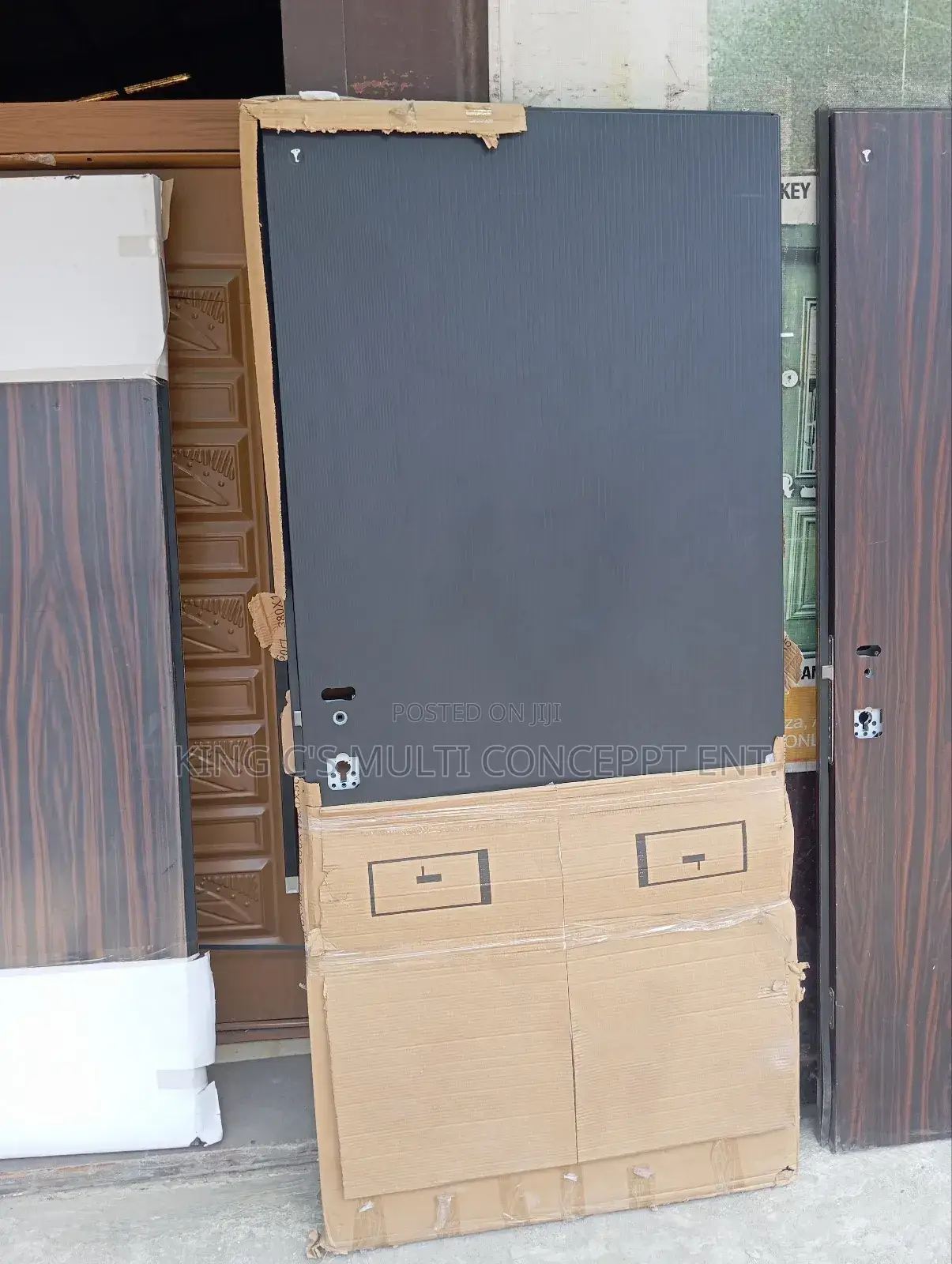 3ft Gray Israeli Security Door