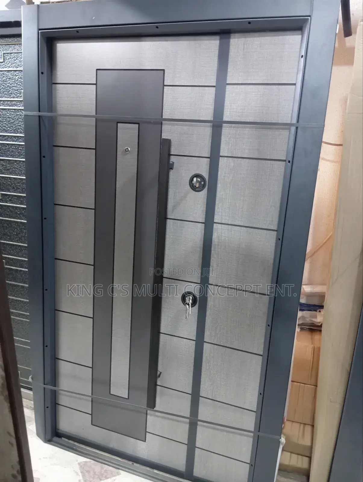 4ft Gray Turkey Luxury Security Door