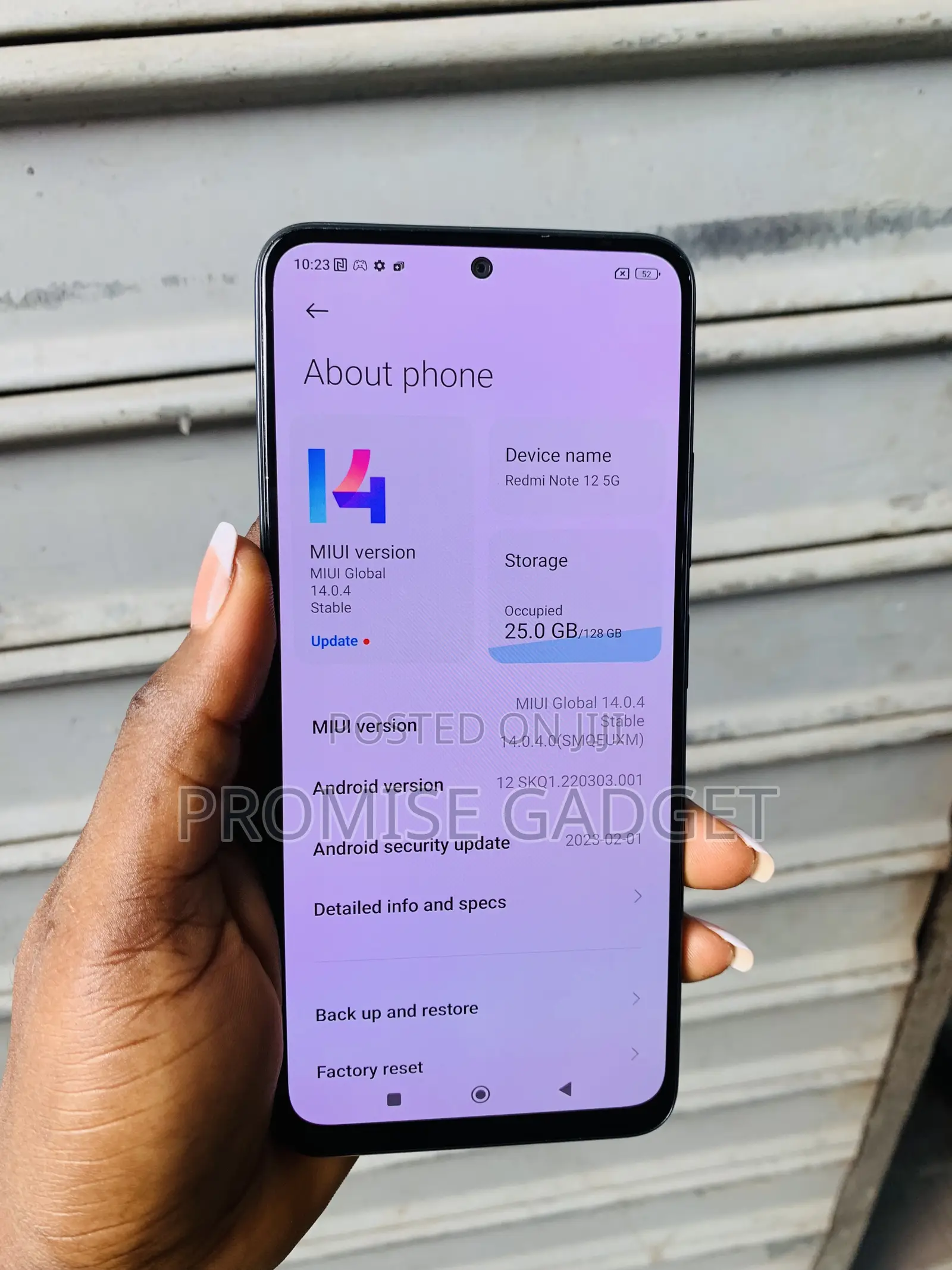Xiaomi Redmi Note 12 5G 128 GB Blue