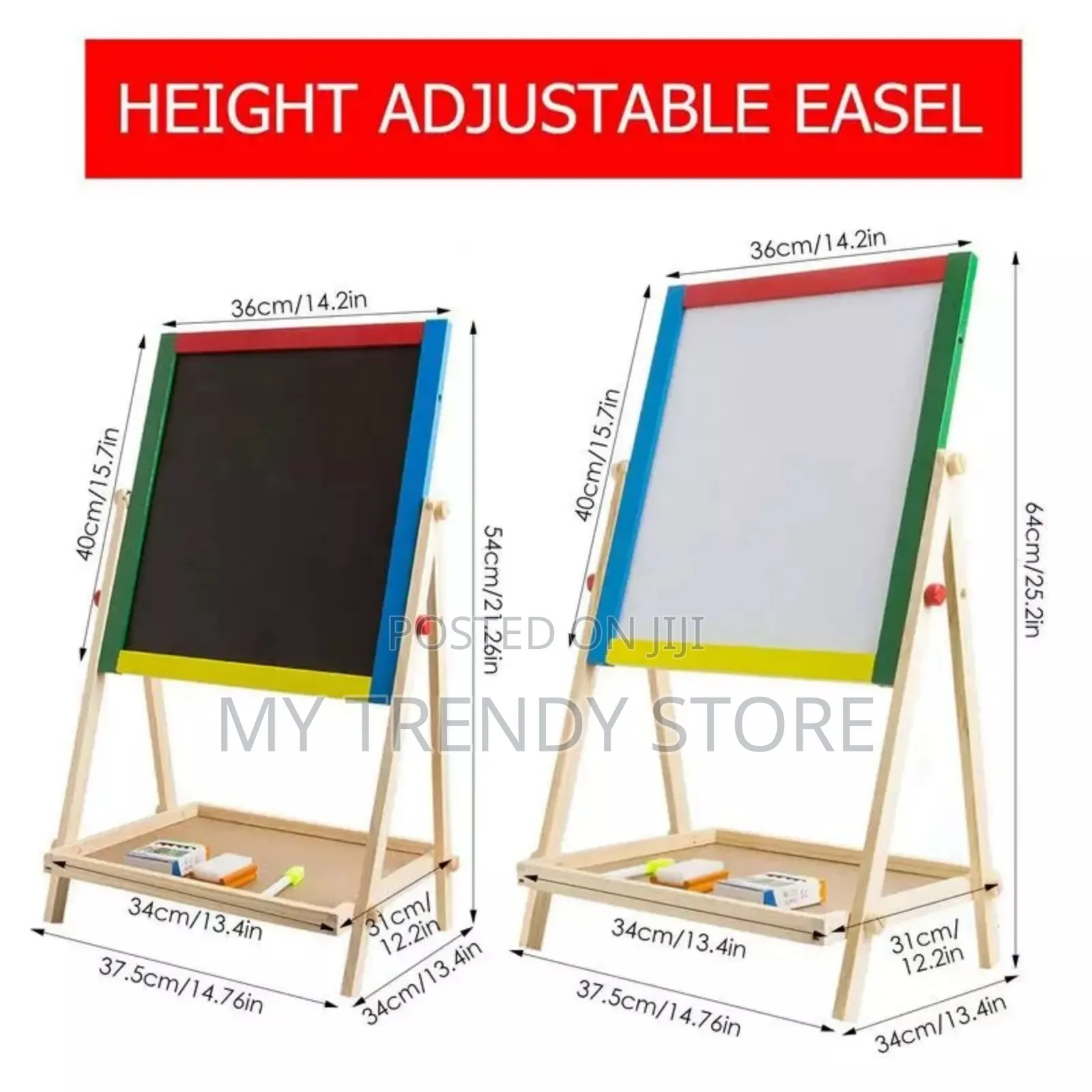 Kids Wooden Chalk Board