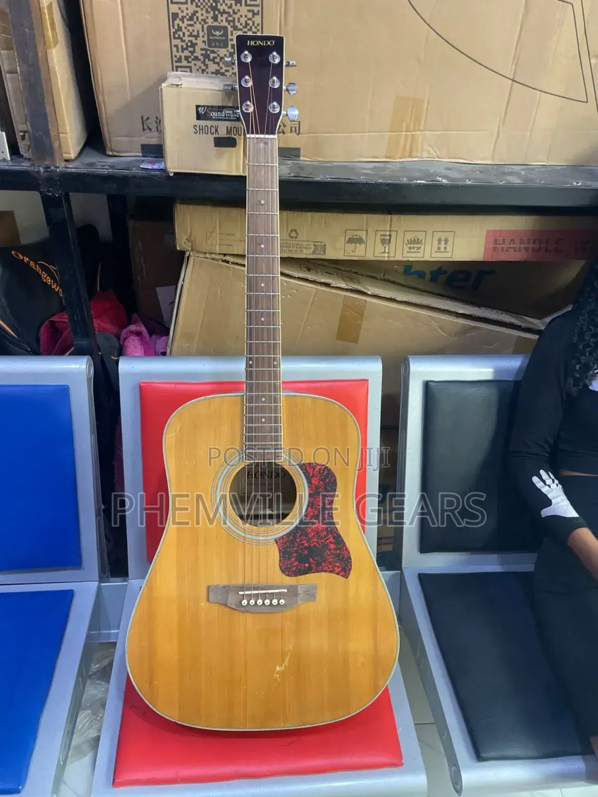 Neat Uk Used Acoustic Guitar