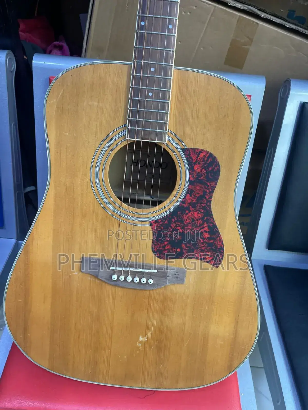 Neat Uk Used Acoustic Guitar