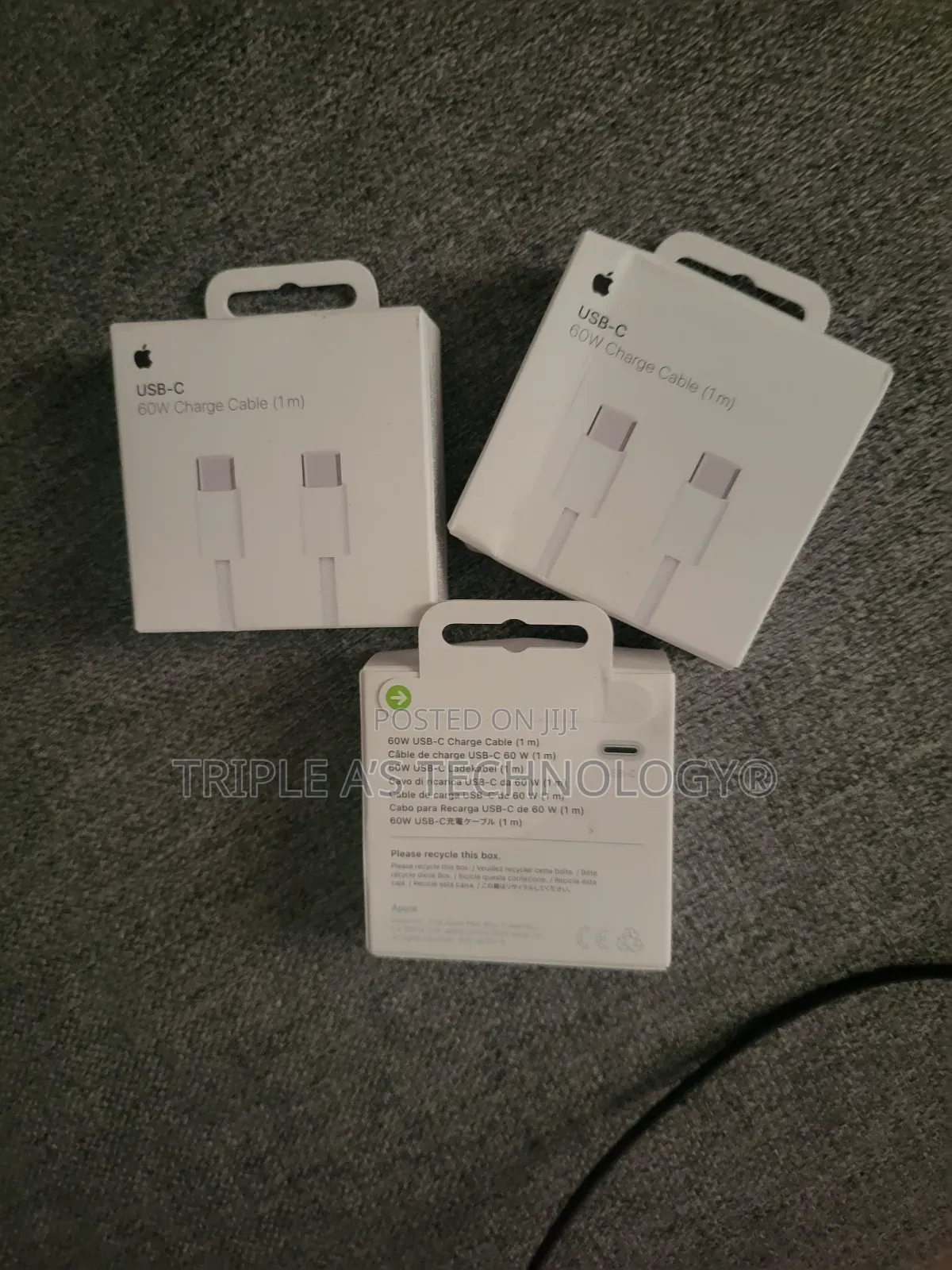Original 60w Apple Usb-C Woven Charge Cable (1 M) ​