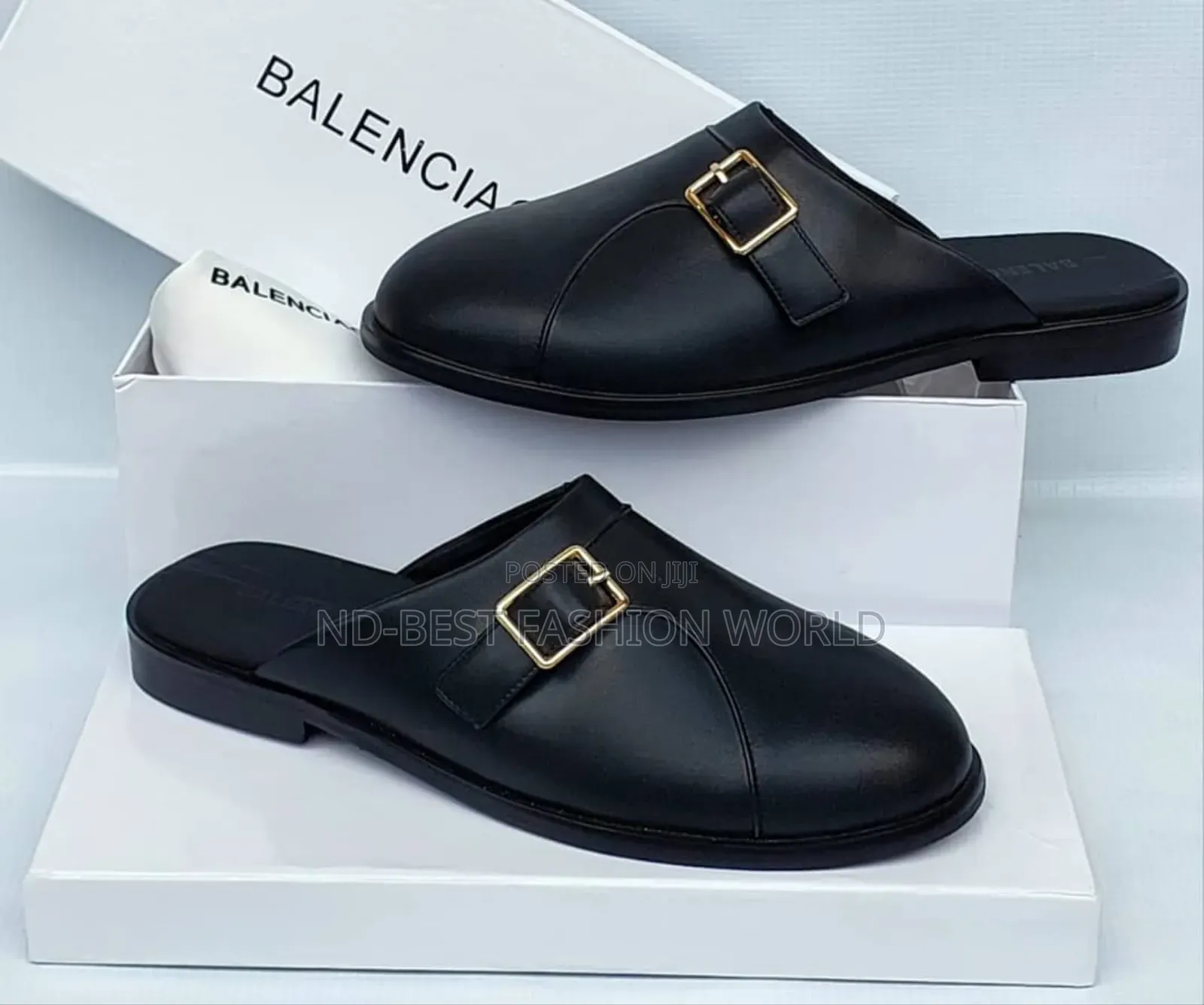 Pure Leather Balaciaga Half Shoe