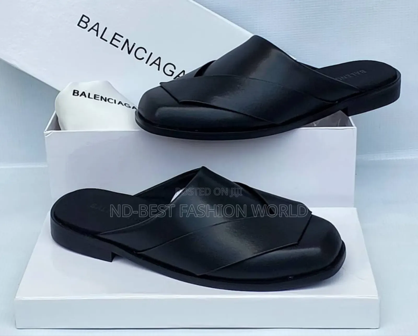 Pure Leather Balaciaga Half Shoe