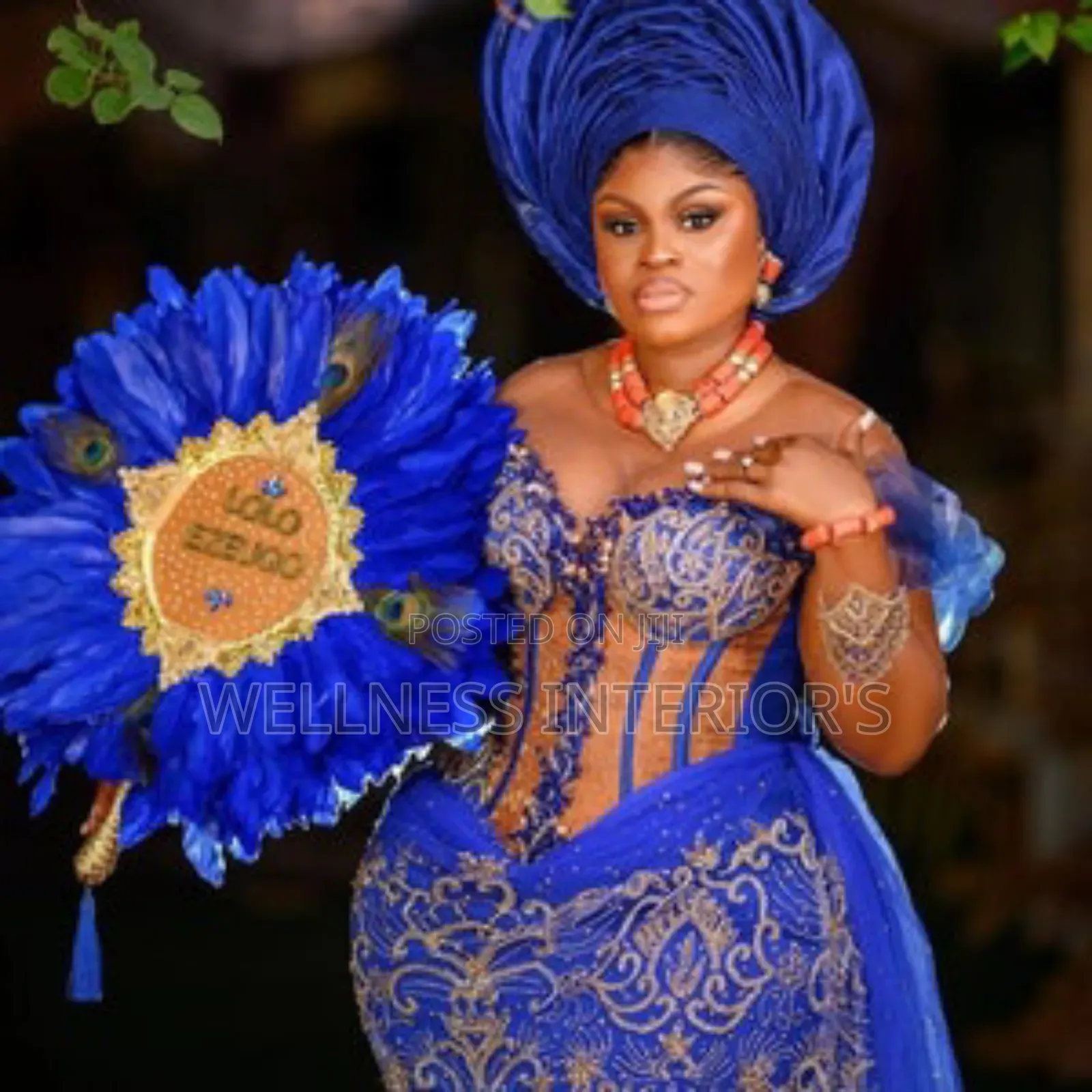 Personal Beaded Hand Fan