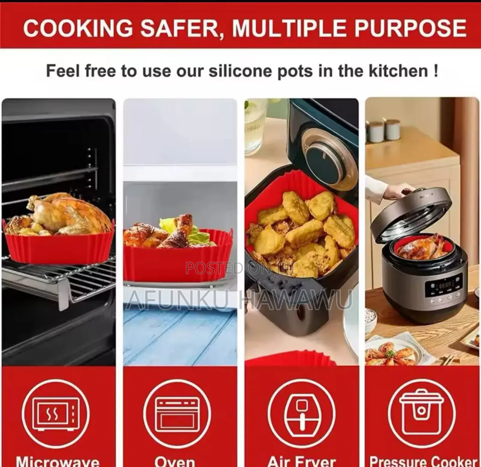 Silicone Ari Fryer Basket