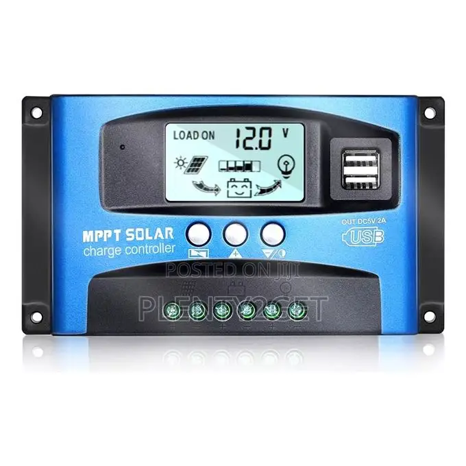 Powmr 30a MPPT Solar Charge Controller Dual Usb 12v 24v