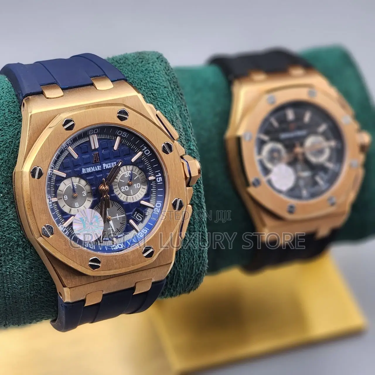 Audemars Piguet Quality Luxury Men Rubber Strap Wristwatch