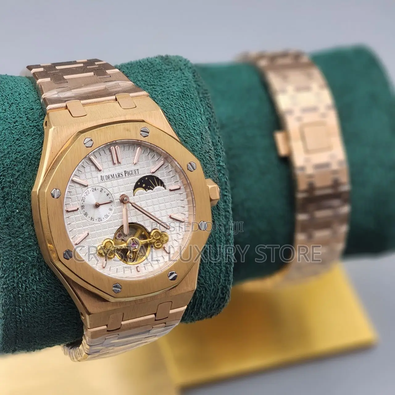 Audemars Piguet Quality Luxury Men Chain Strap Wristwatch