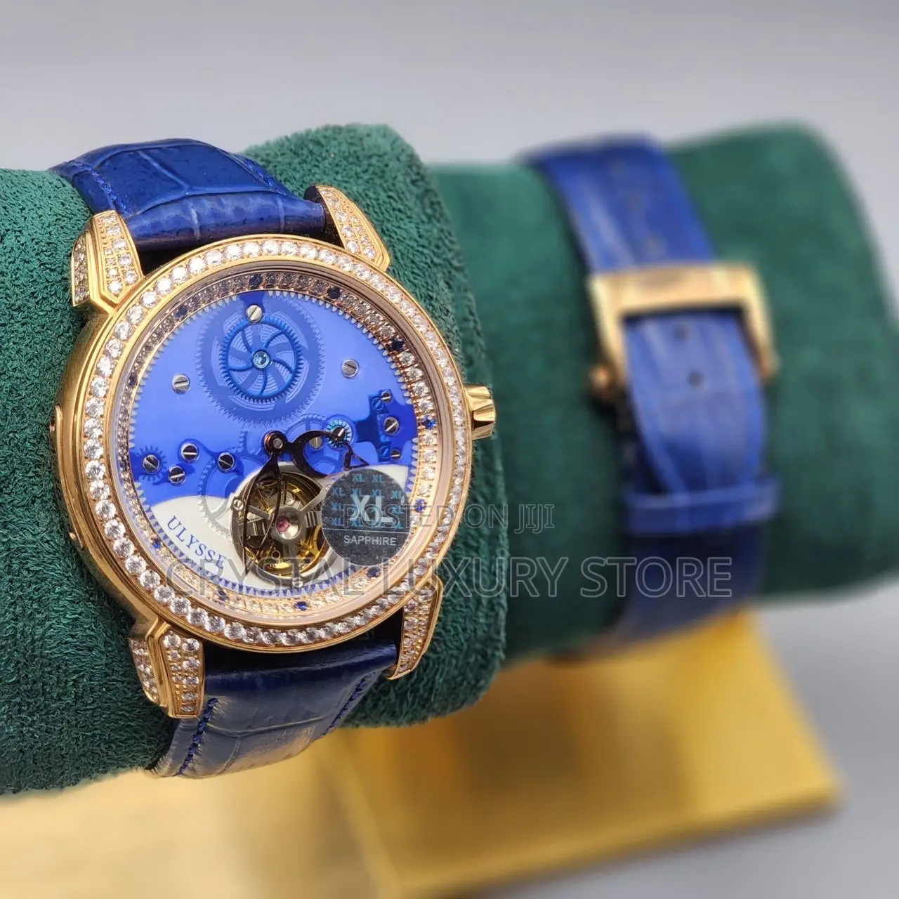 Ulysse Nardin Quality Men Genuine Leather Wristwatch