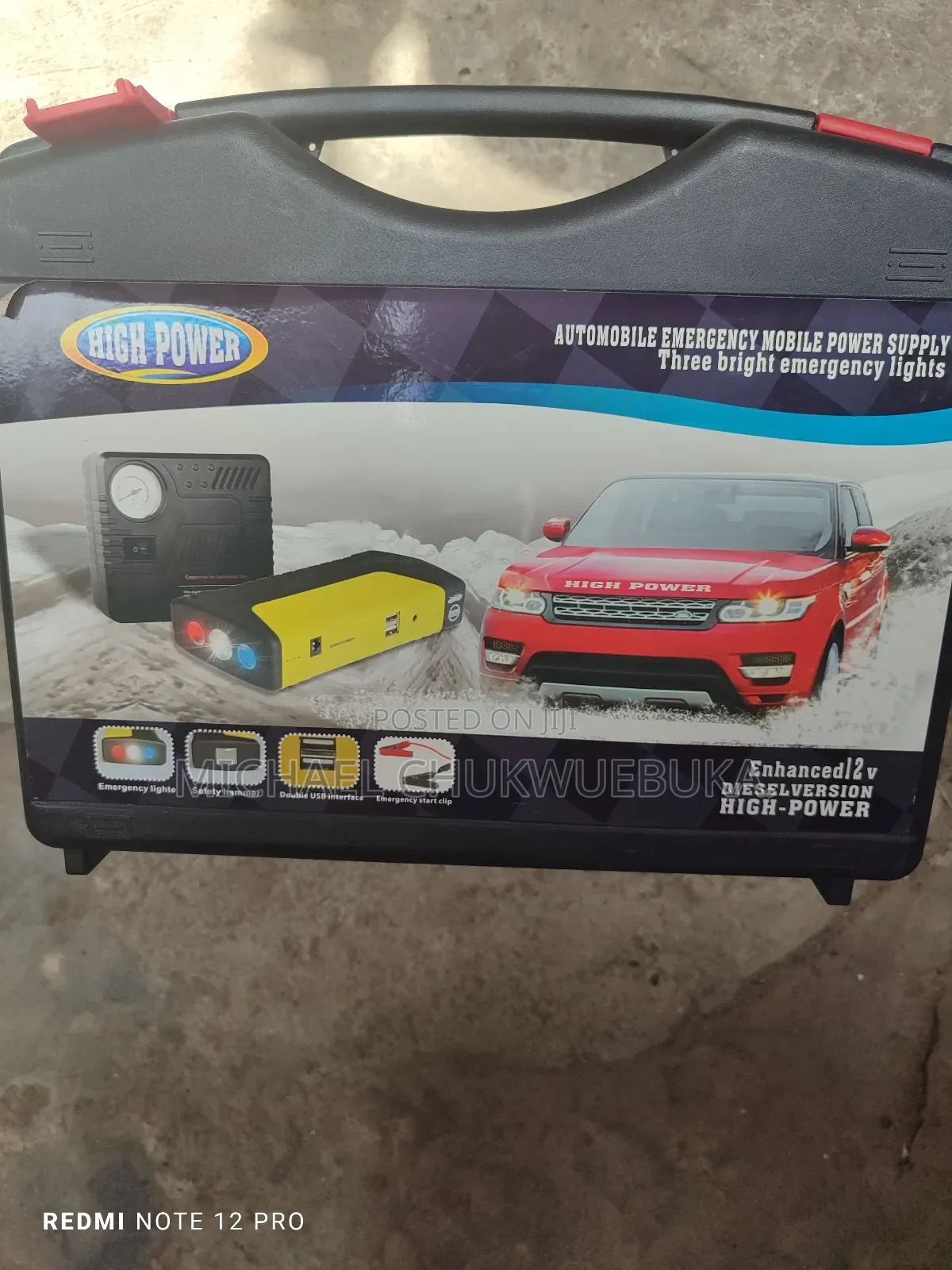 High Power Car Jump Starter, Power Bank
