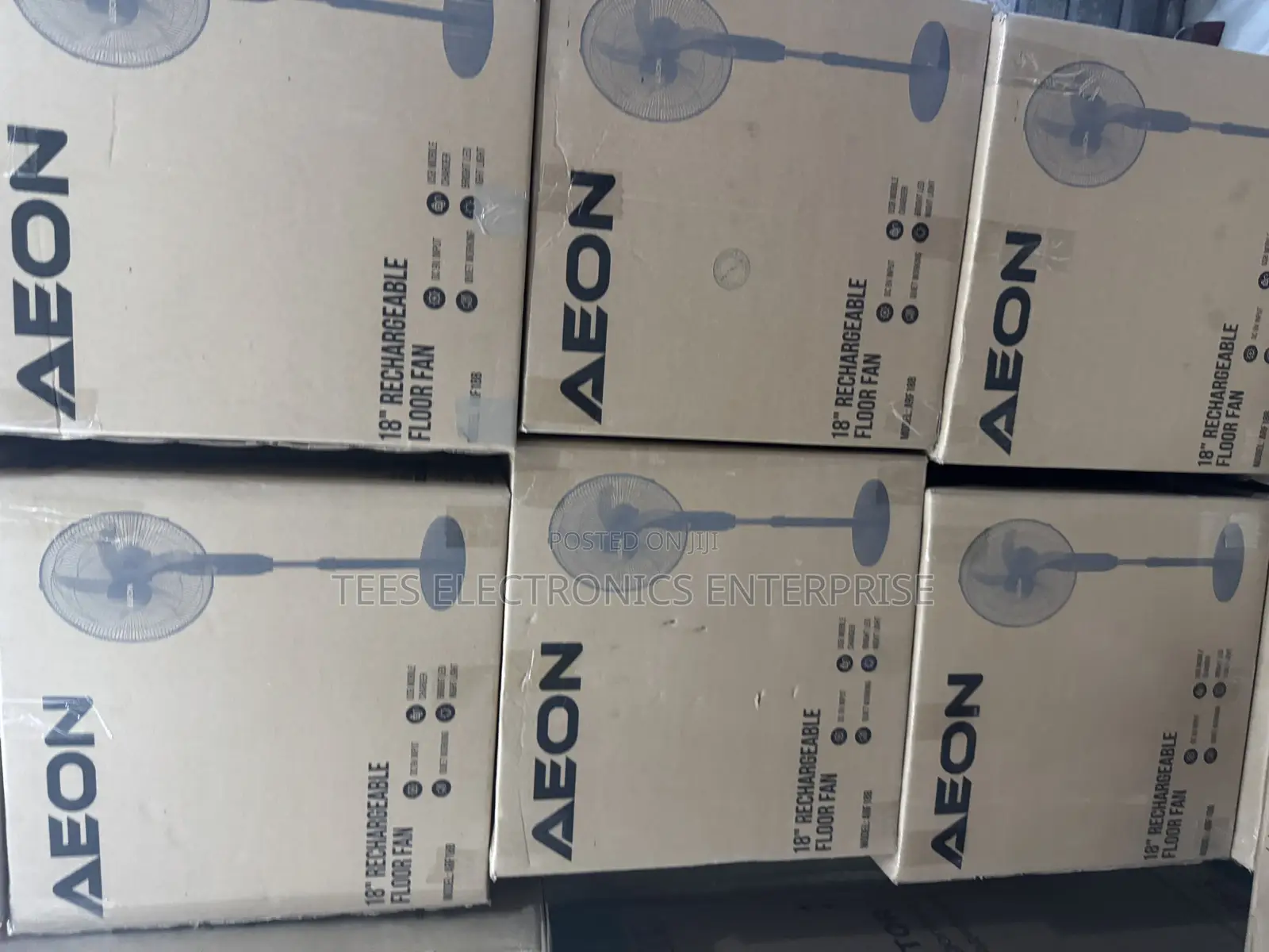 Aeon 18 Inches Rechargable Fan Ac / Dc