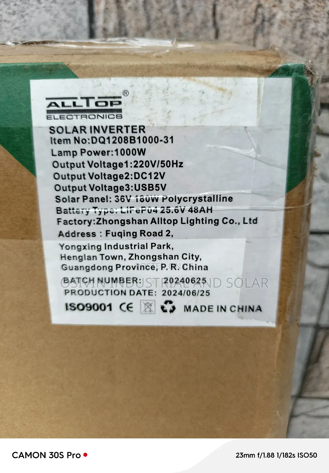 All Too 1000w Solar Generator With 36v 180w Solar Panel