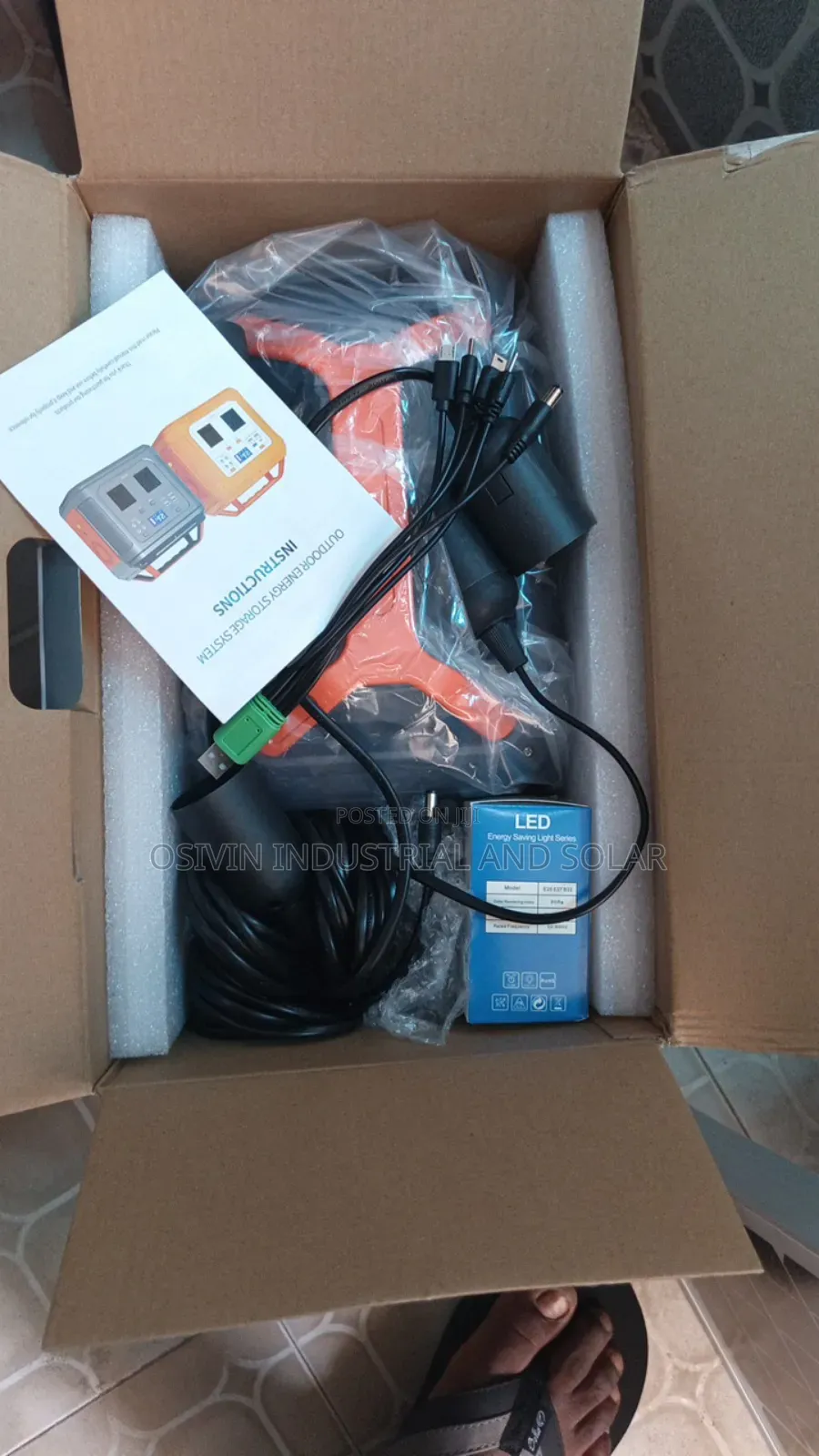 Energy Storage 500w Solar Generator With 80w Solar Panel