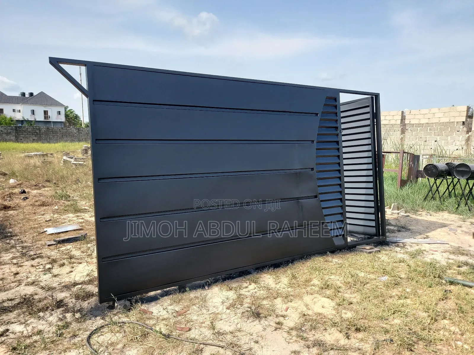 Padded Iron Entrance Gate