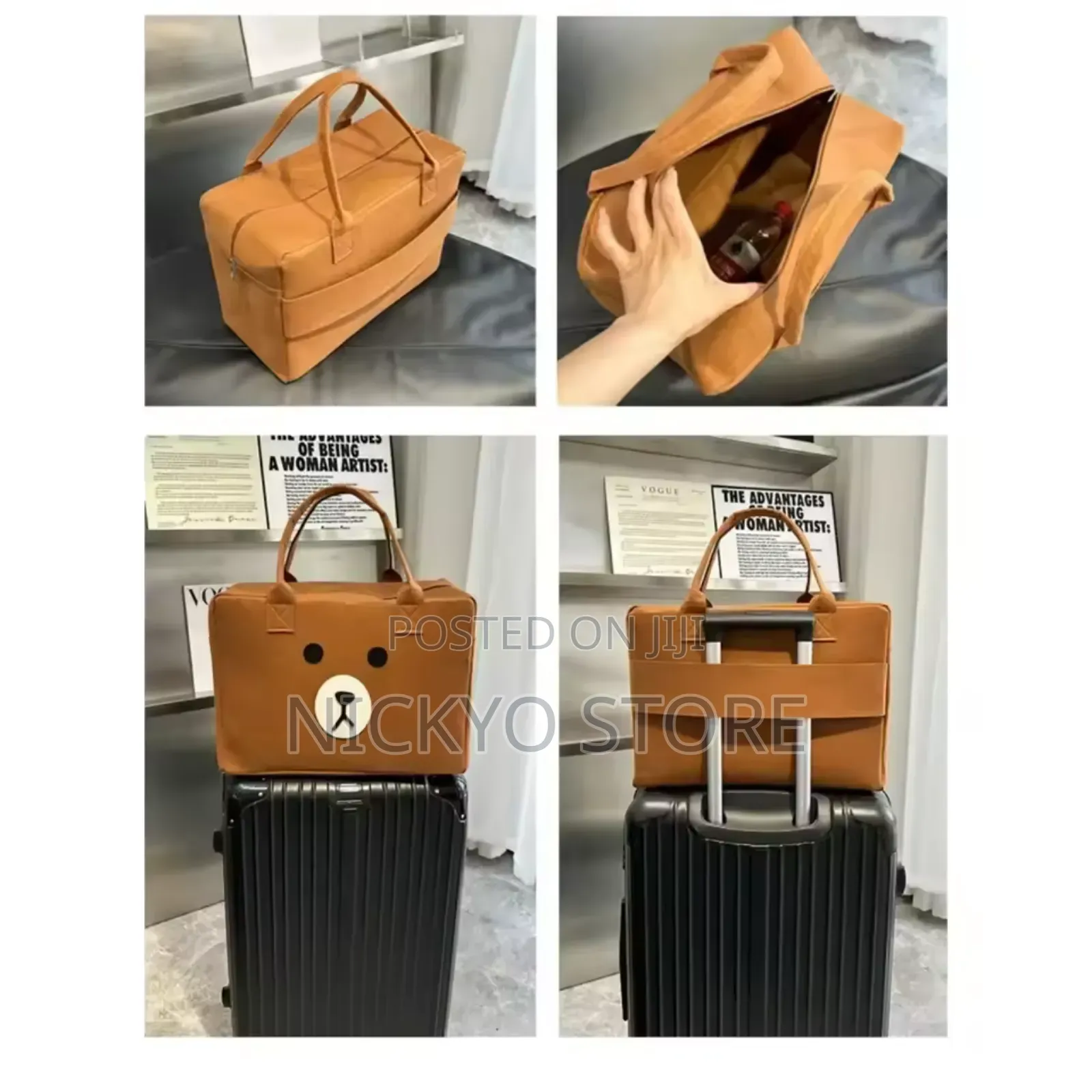 Colorful Character-Themed Tote/Storage Bag