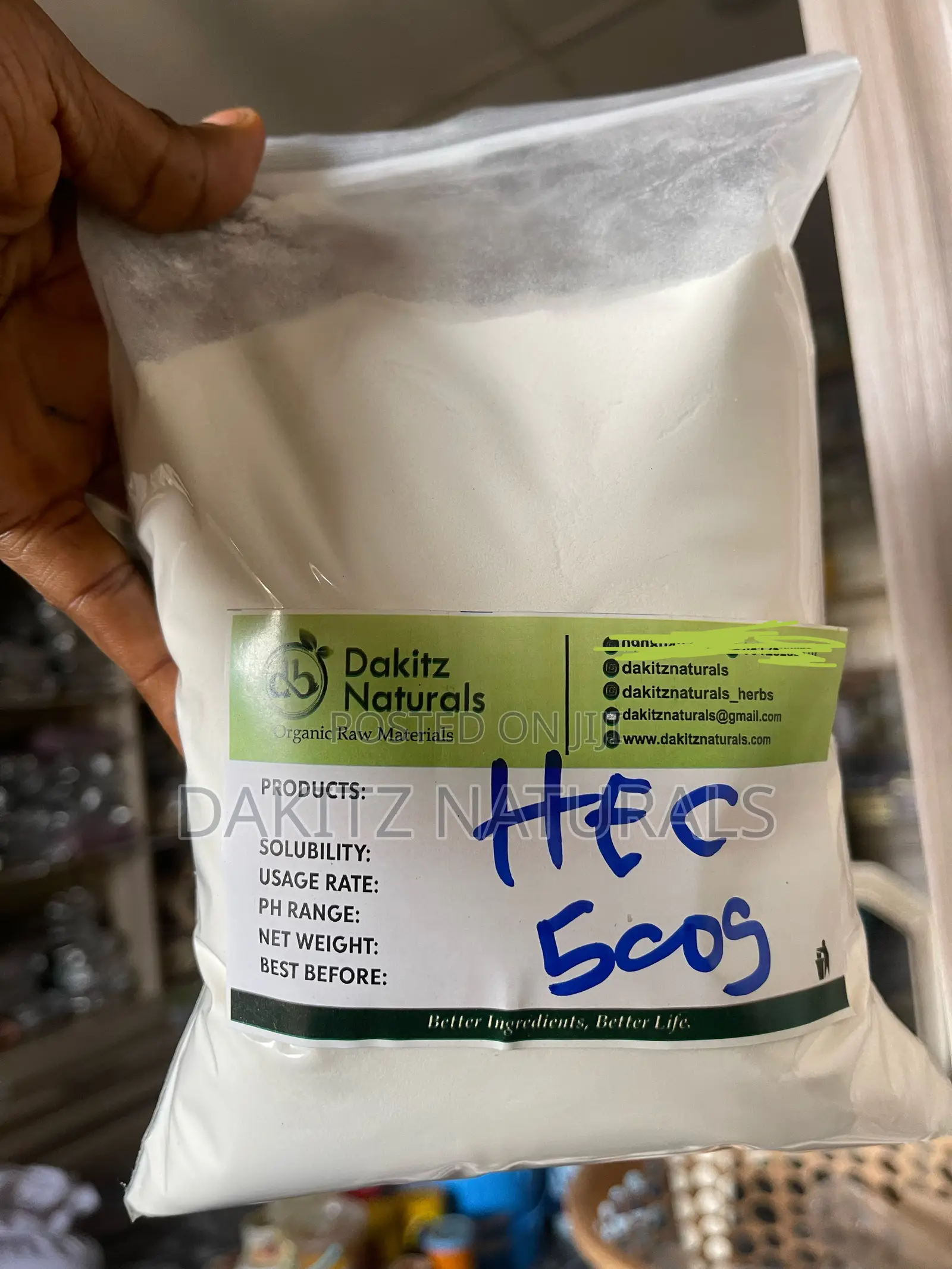 Hydroxyethyl Cellulose Hec (Cosmetics Grade) 250g
