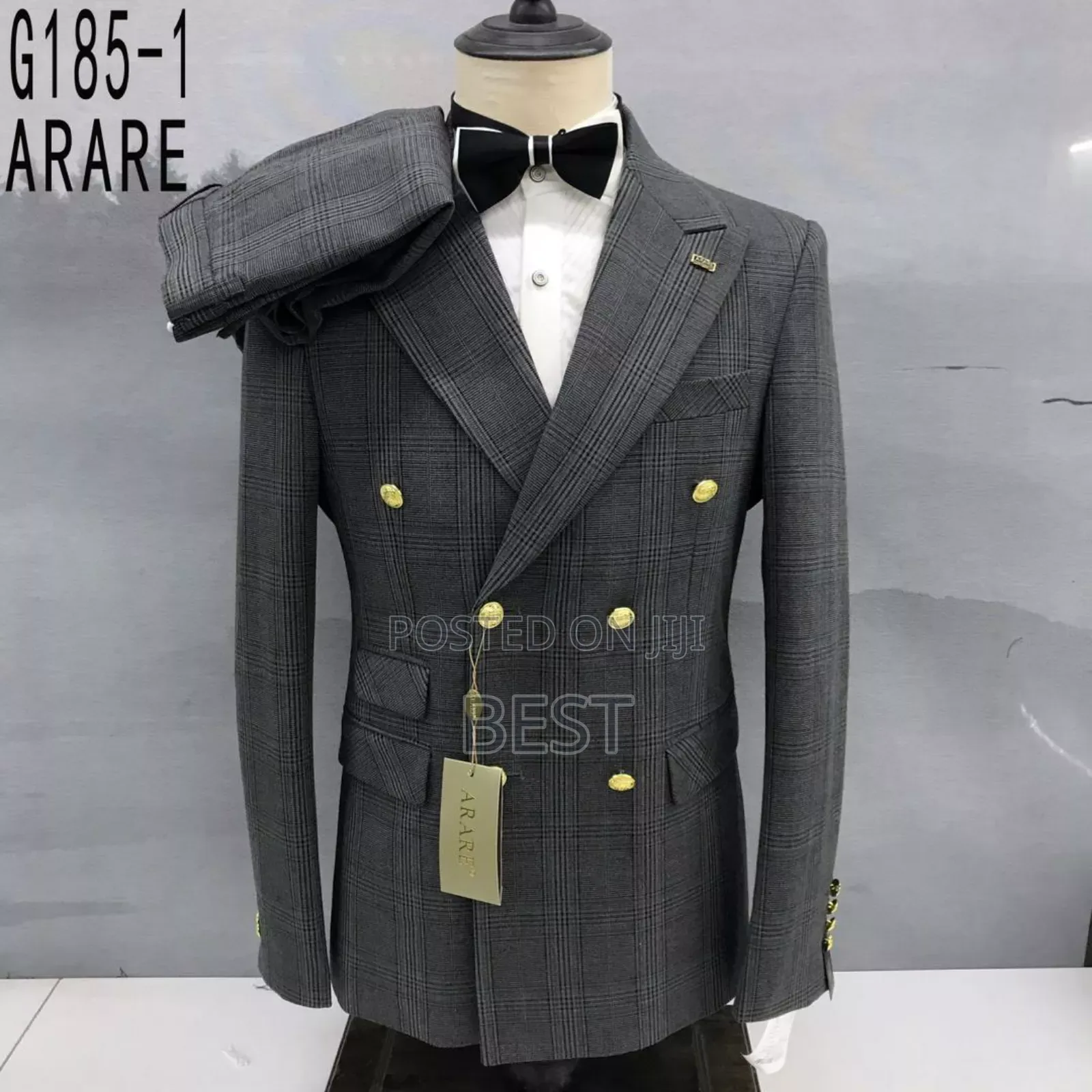 Check Double Breasted Turkish Suit