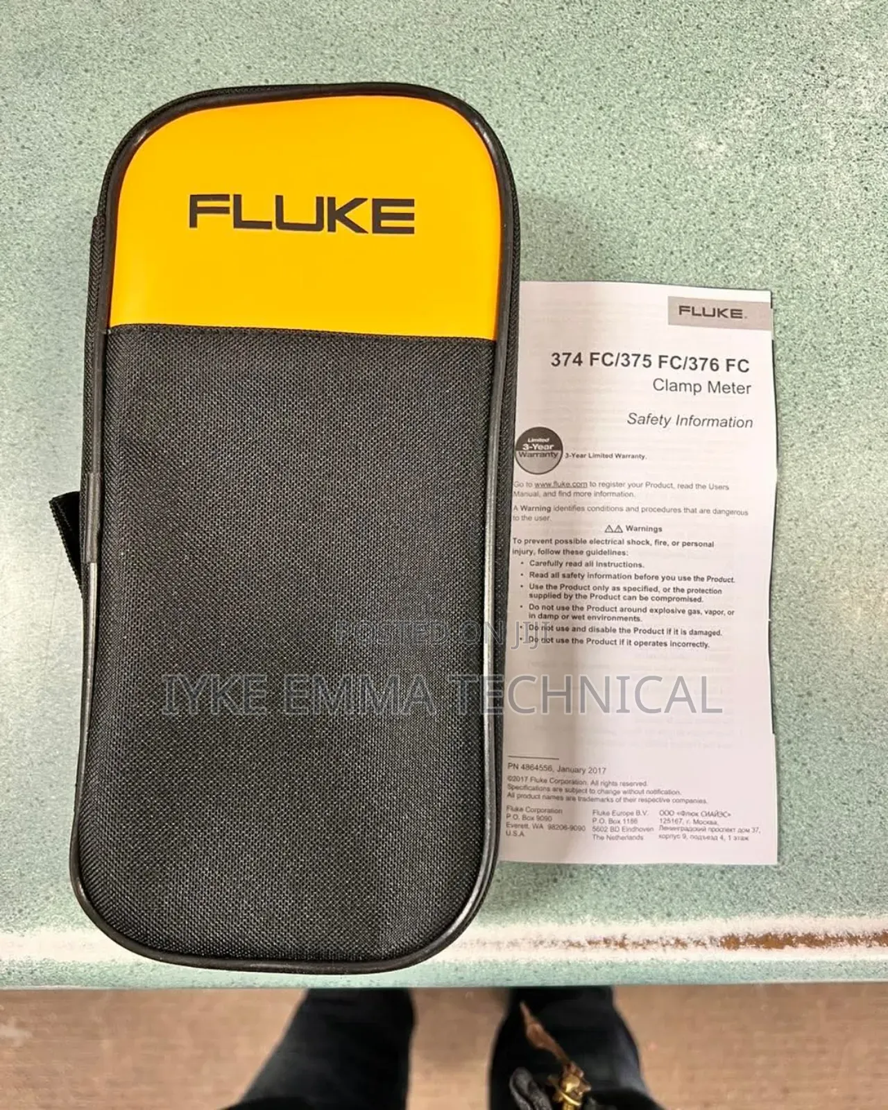 Fluke 374 True Rms Ac/Dc Clamp Meter