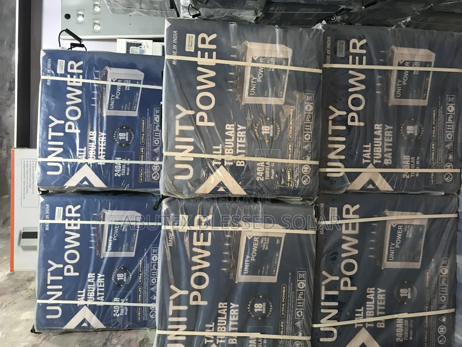 240ah 12v Unity Power Tubular Indian Battery